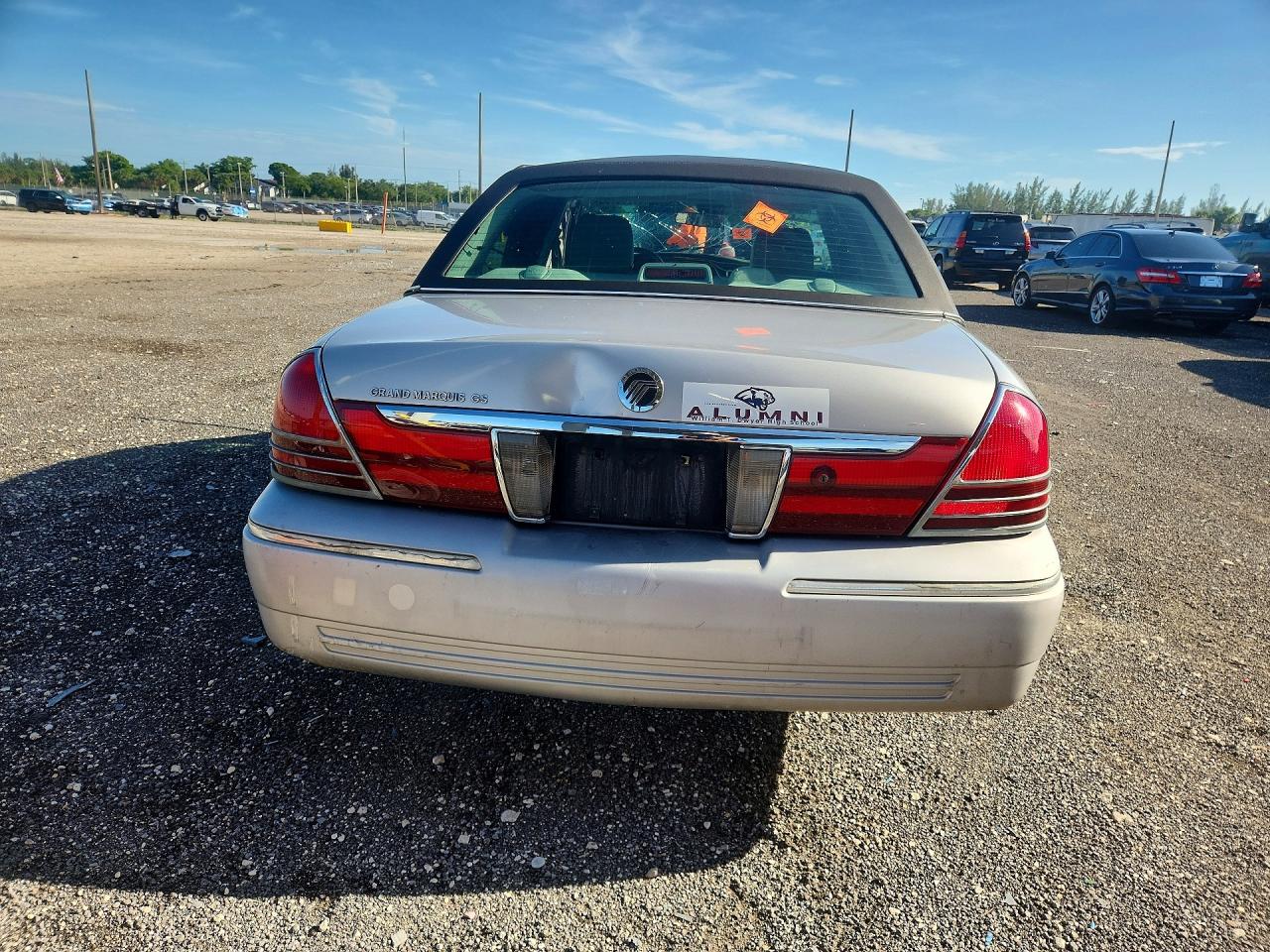 2003 Mercury Grand Marquis Gs Silver vin: 2MEFM74W43X703207
