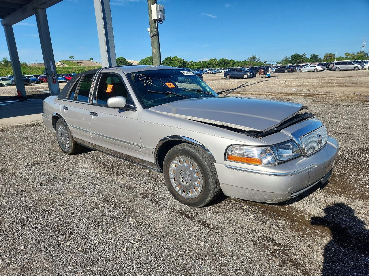 2003 Mercury Grand Marquis Gs Silver vin: 2MEFM74W43X703207