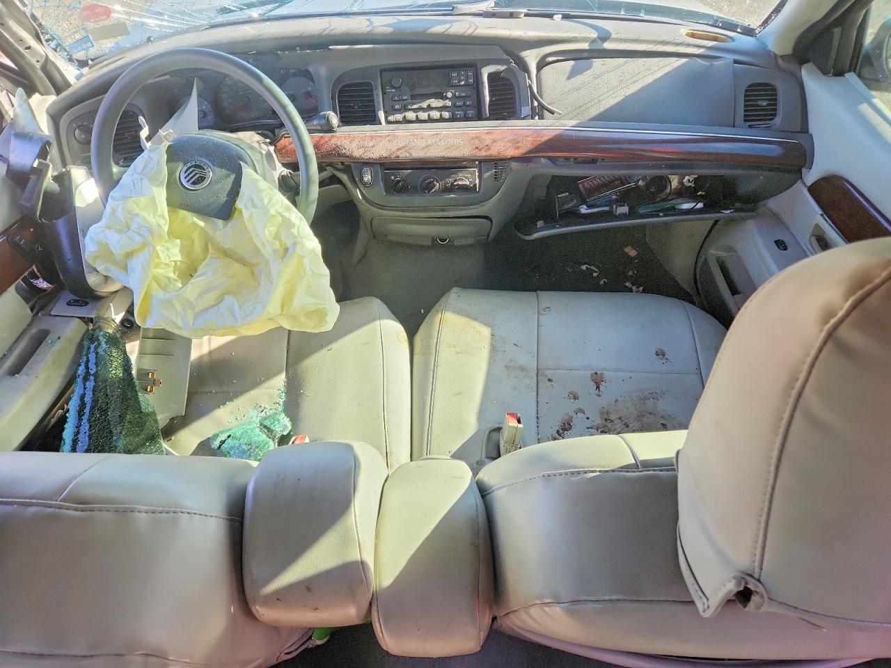 2003 Mercury Grand Marquis Gs Silver vin: 2MEFM74W43X703207