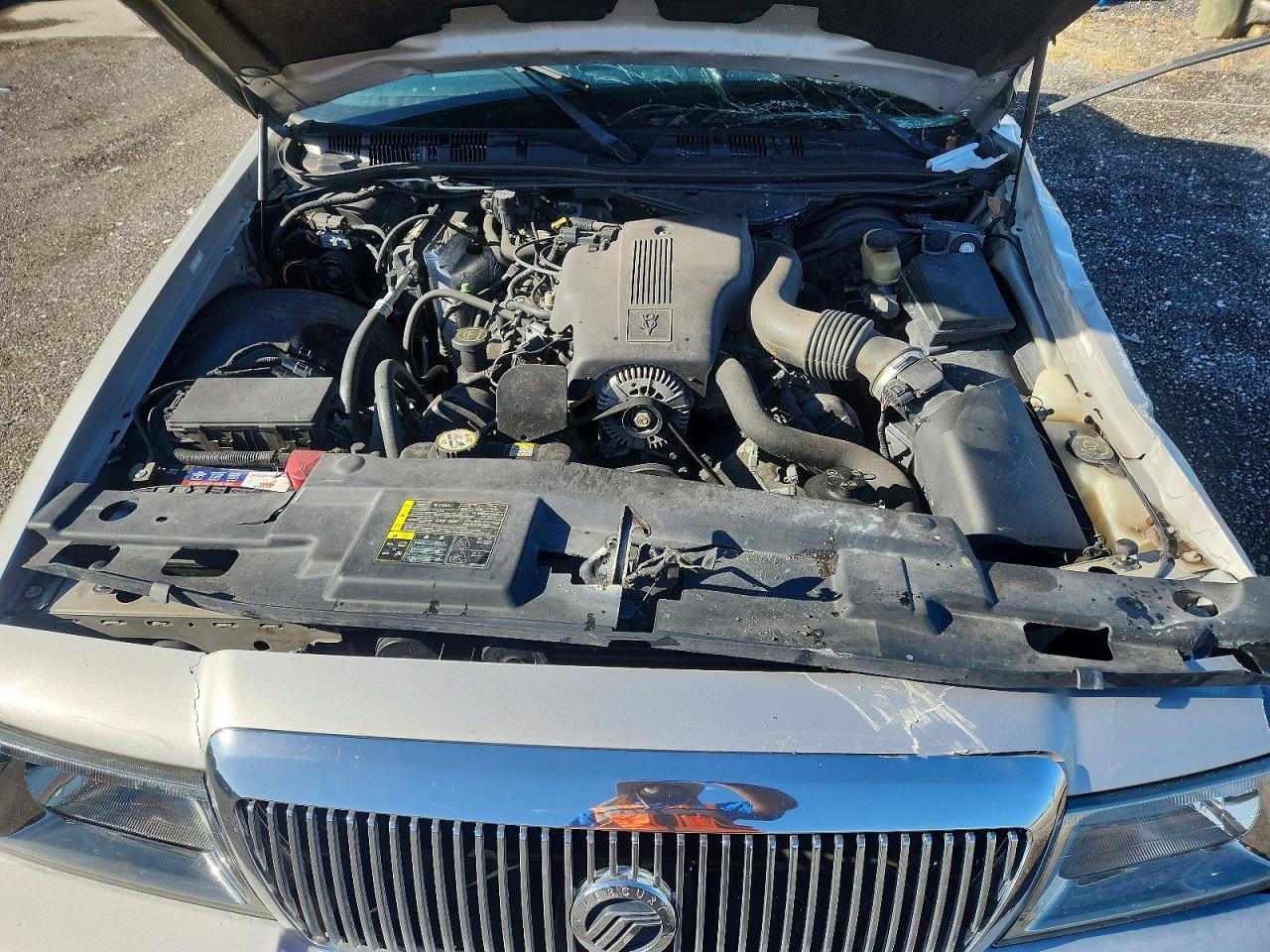 2003 Mercury Grand Marquis Gs Silver vin: 2MEFM74W43X703207