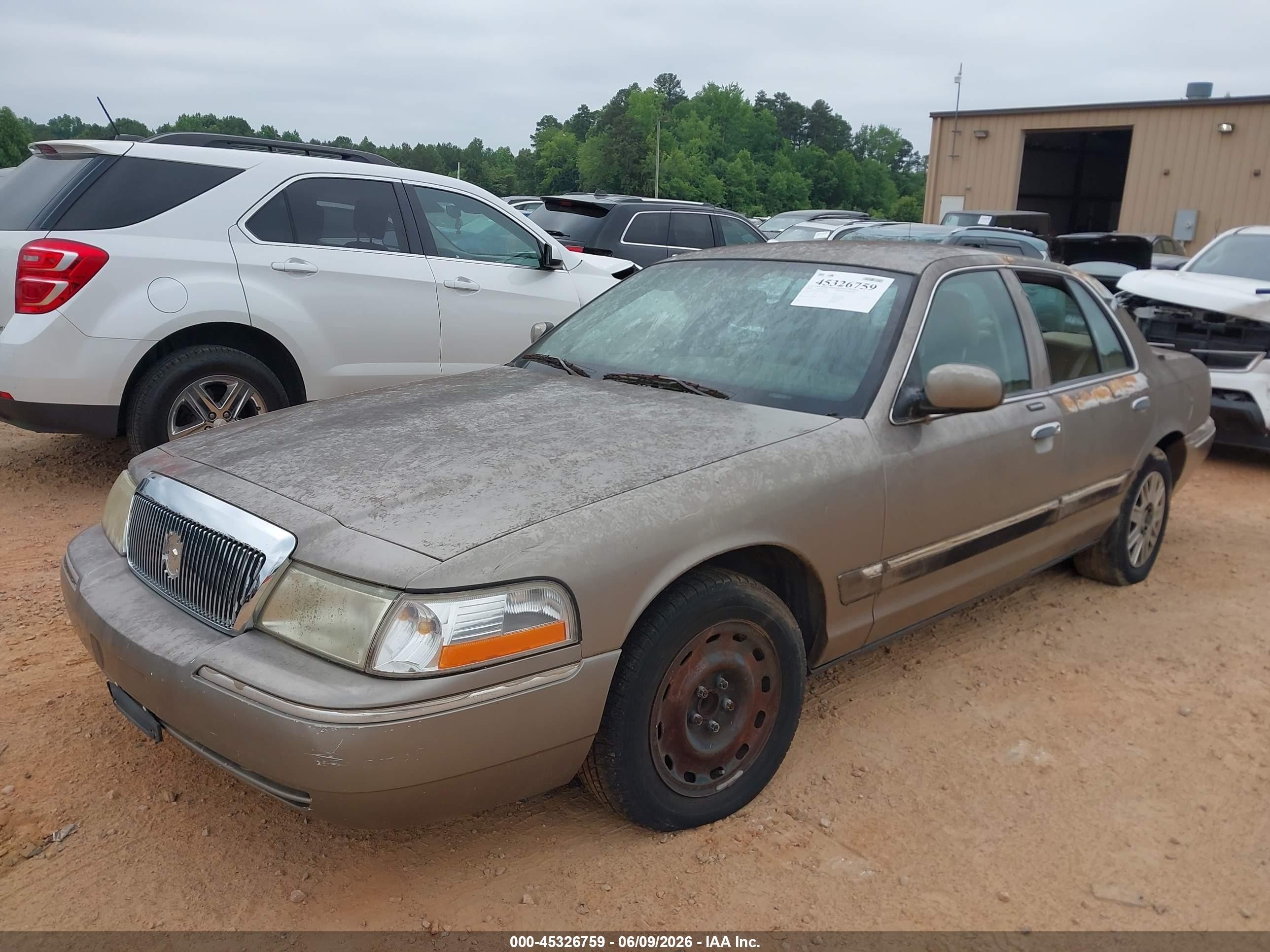 2005 Mercury Grand Marquis Gs Brown vin: 2MEFM74W45X620542