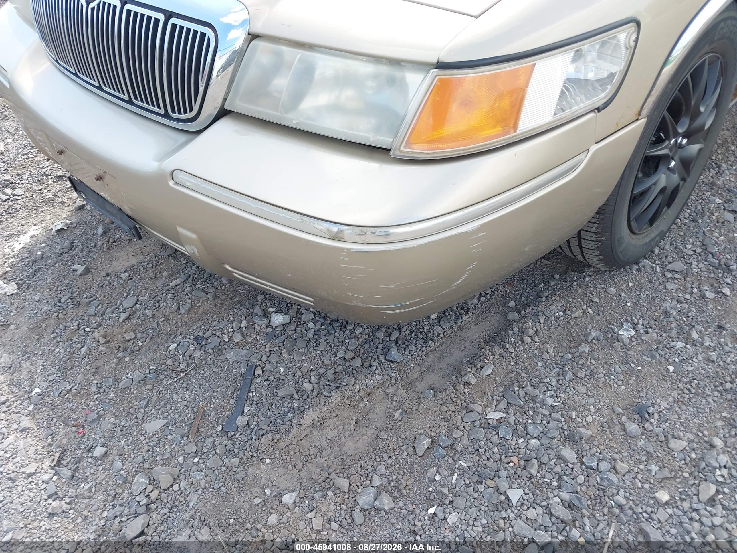 1999 Mercury Grand Marquis Gs Золотой vin: 2MEFM74W4XX664348