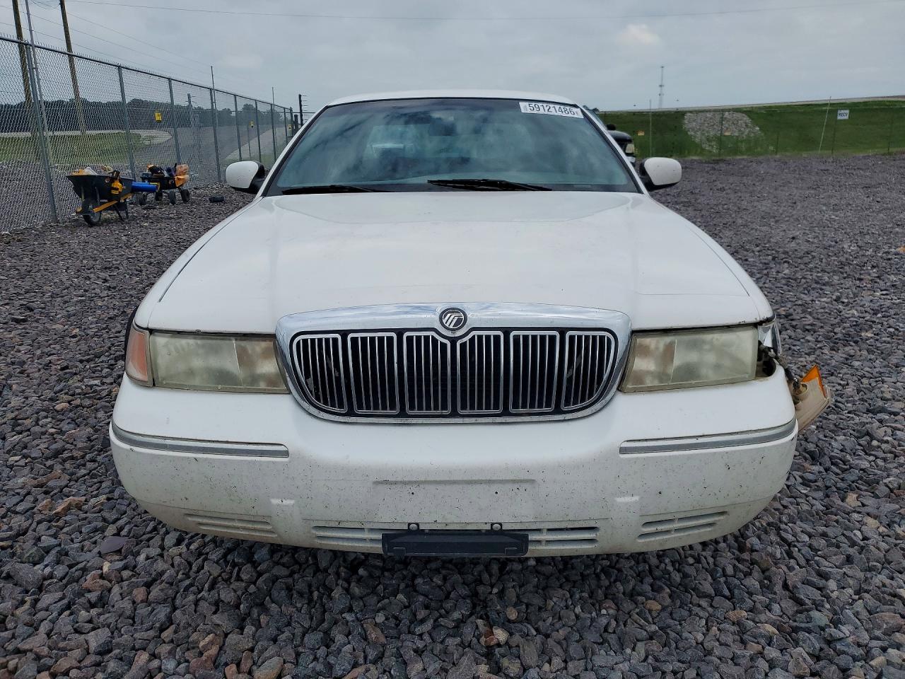 1999 Mercury Grand Marquis Gs White vin: 2MEFM74W4XX735306