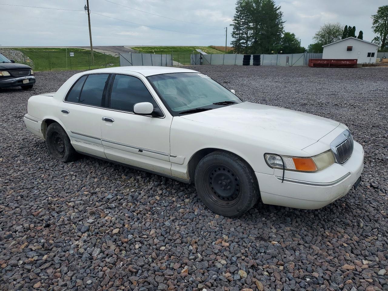 1999 Mercury Grand Marquis Gs White vin: 2MEFM74W4XX735306