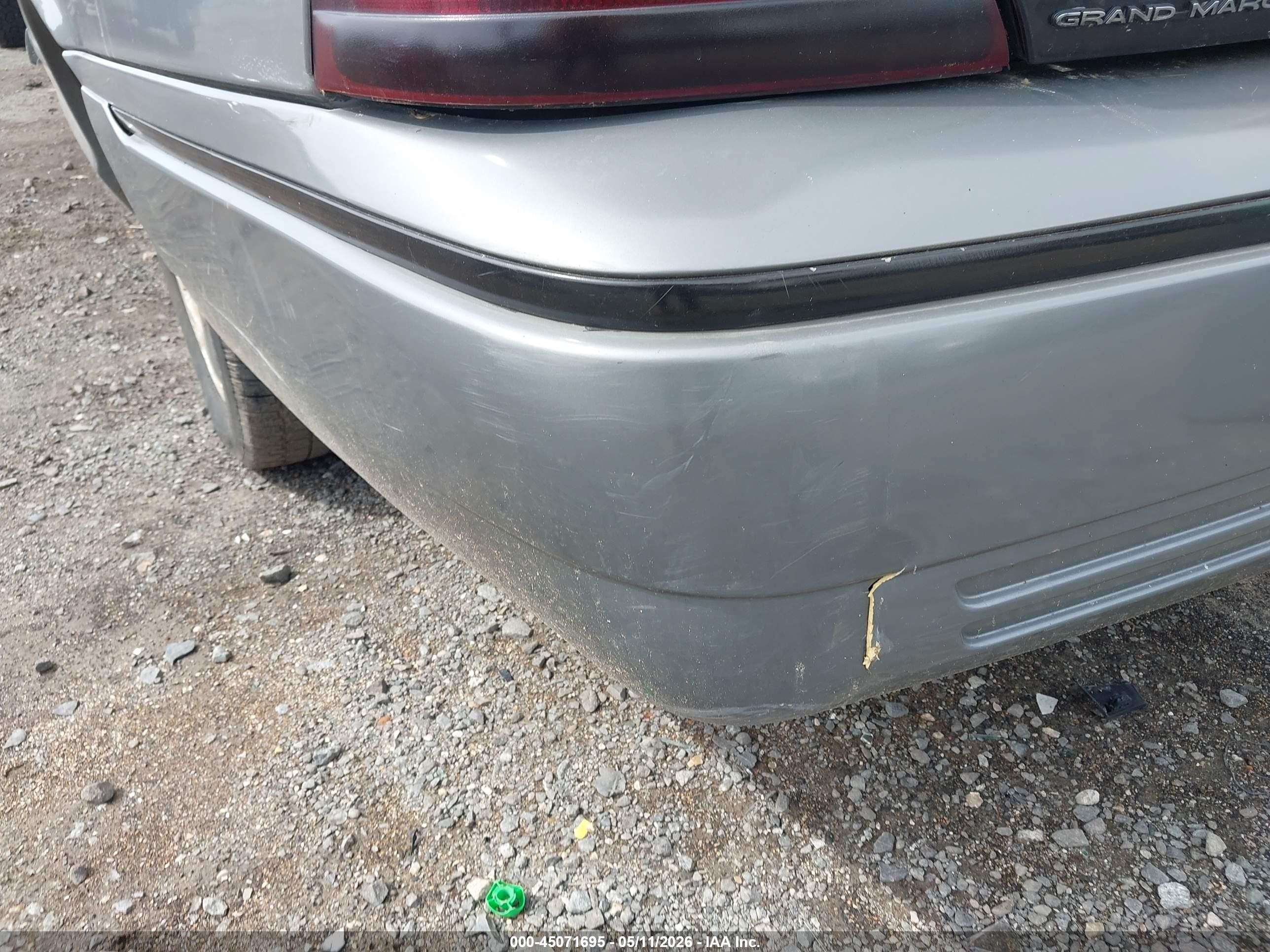 2000 Mercury Grand Marquis Gs Gray vin: 2MEFM74W4YX635529