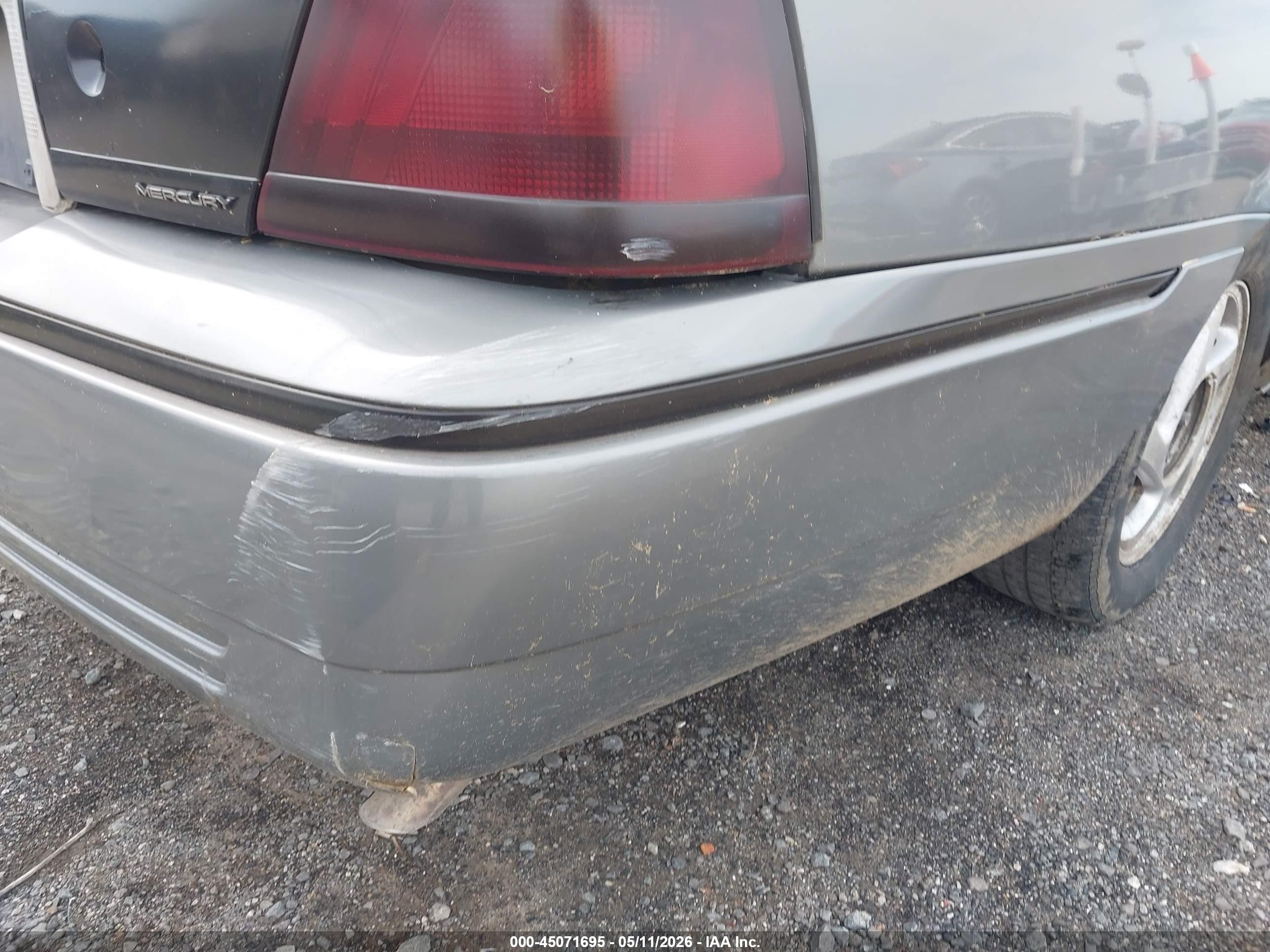 2000 Mercury Grand Marquis Gs Gray vin: 2MEFM74W4YX635529