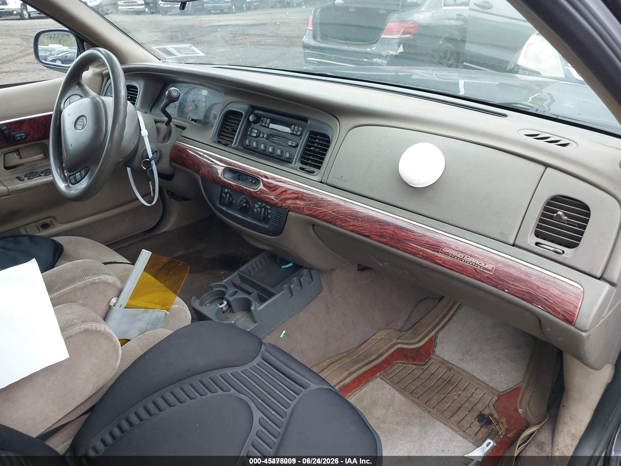 2000 Mercury Grand Marquis Gs Синий vin: 2MEFM74W4YX654288