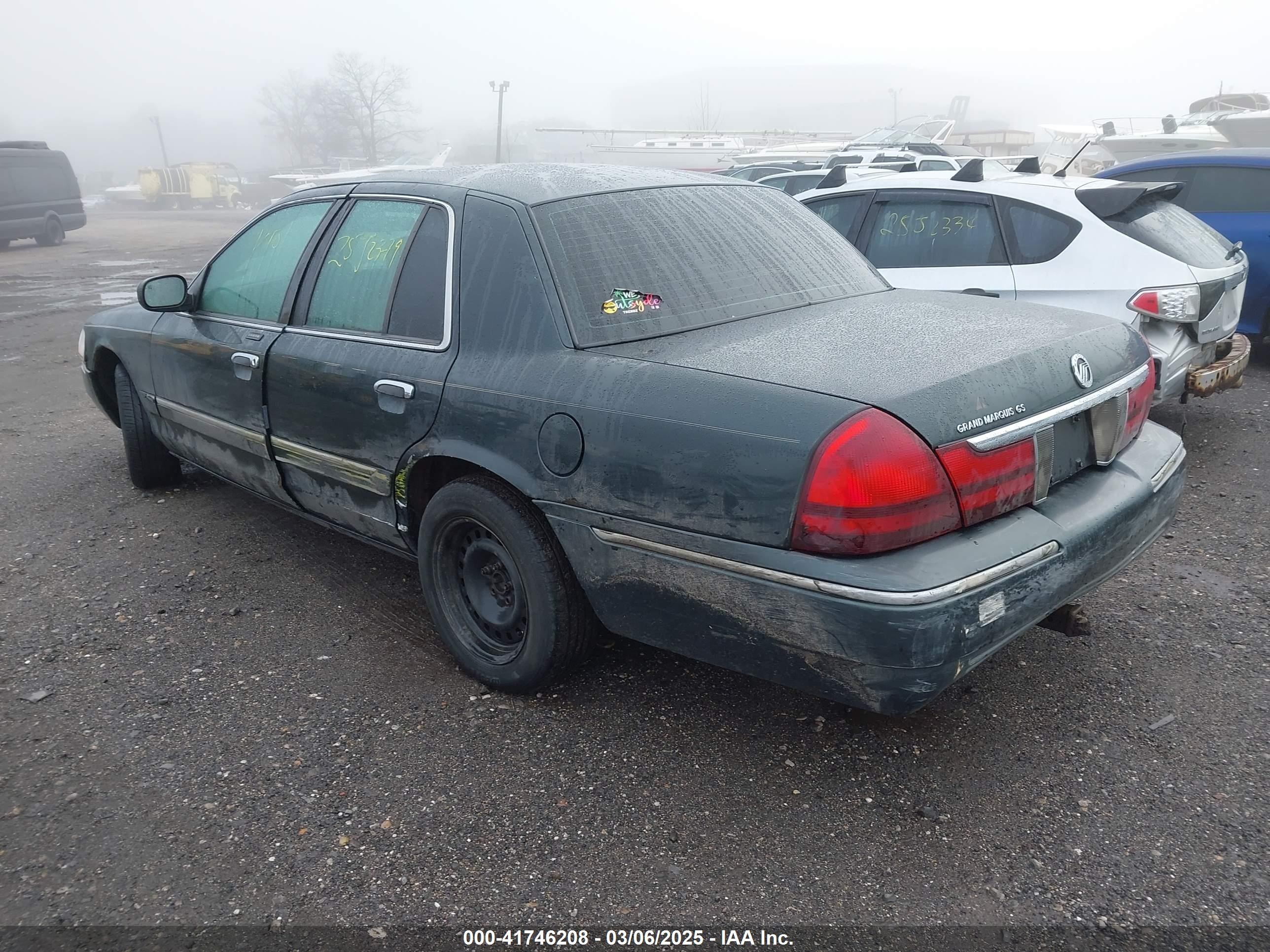 2003 Mercury Grand Marquis Gs Green vin: 2MEFM74W53X640795