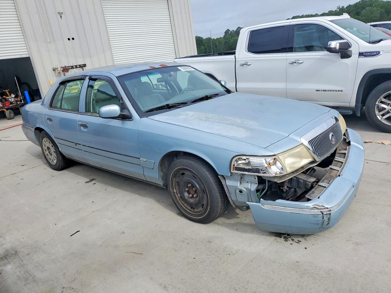 2004 Mercury Grand Marquis Gs Blue vin: 2MEFM74W54X616921