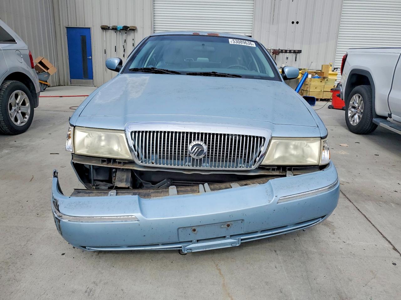2004 Mercury Grand Marquis Gs Blue vin: 2MEFM74W54X616921
