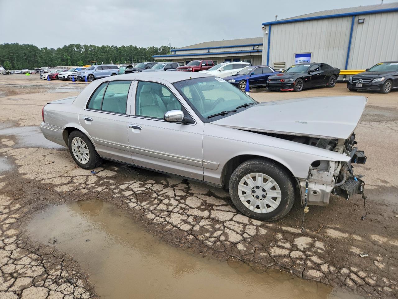 2004 Mercury Grand Marquis Gs Silver vin: 2MEFM74W54X642001