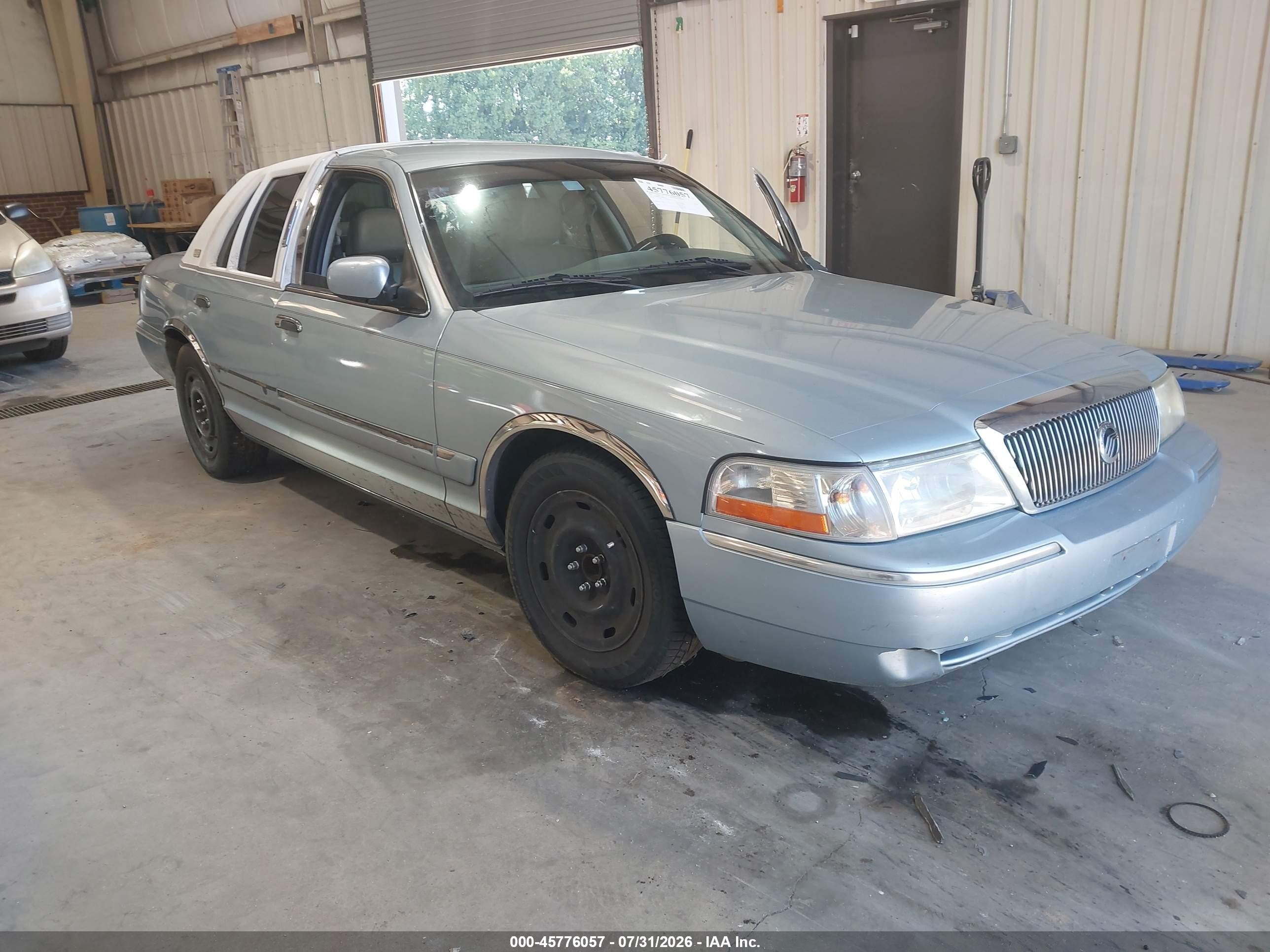2004 Mercury Grand Marquis Gs Синий vin: 2MEFM74W54X642144