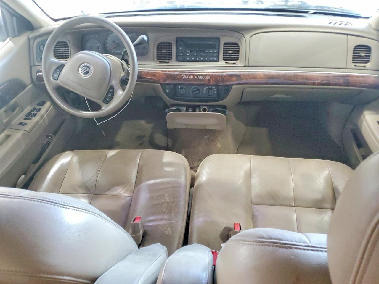 2004 Mercury Grand Marquis Gs White vin: 2MEFM74W54X664094