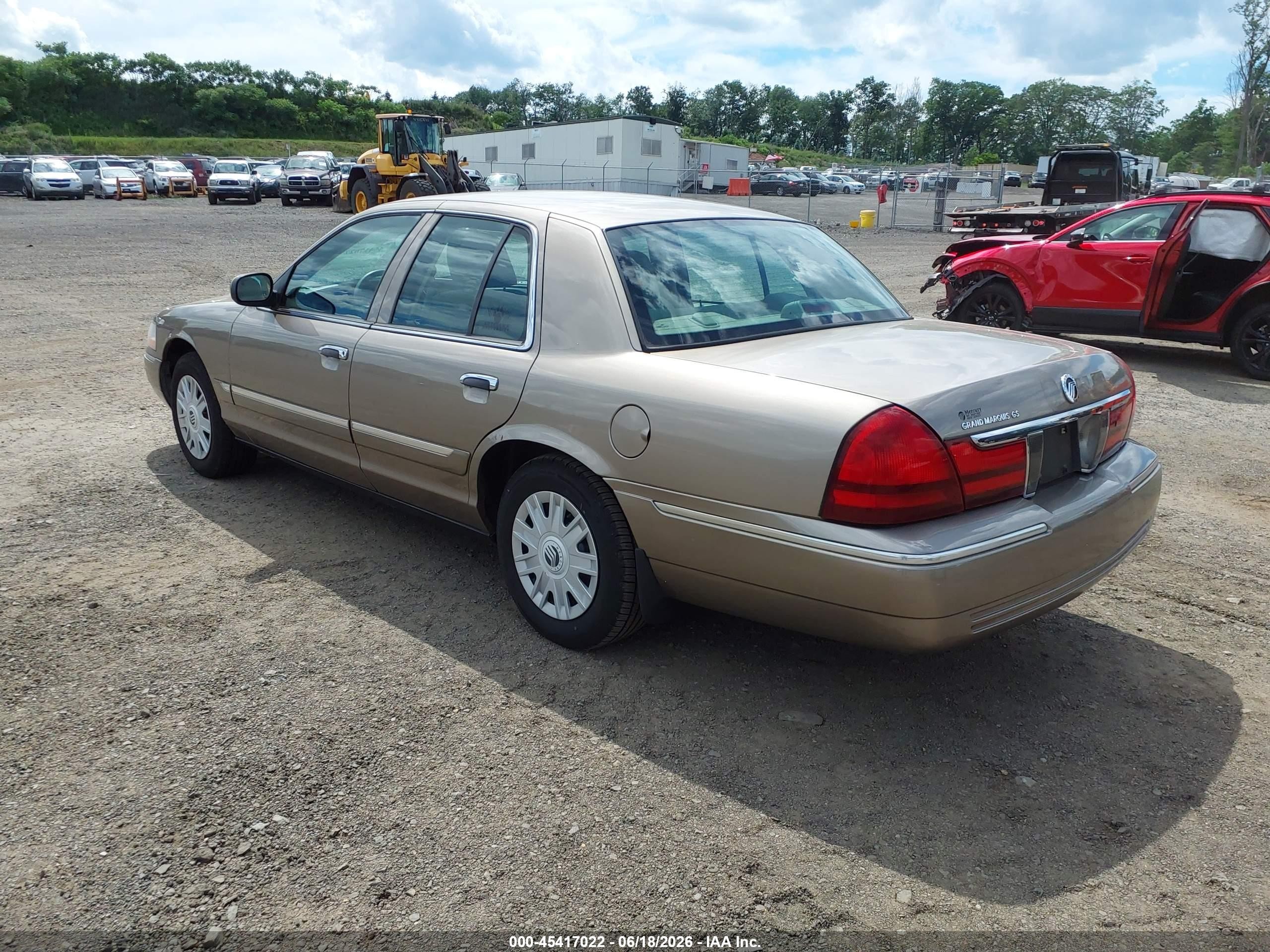 2004 Mercury Grand Marquis Gs Gold vin: 2MEFM74W54X665438