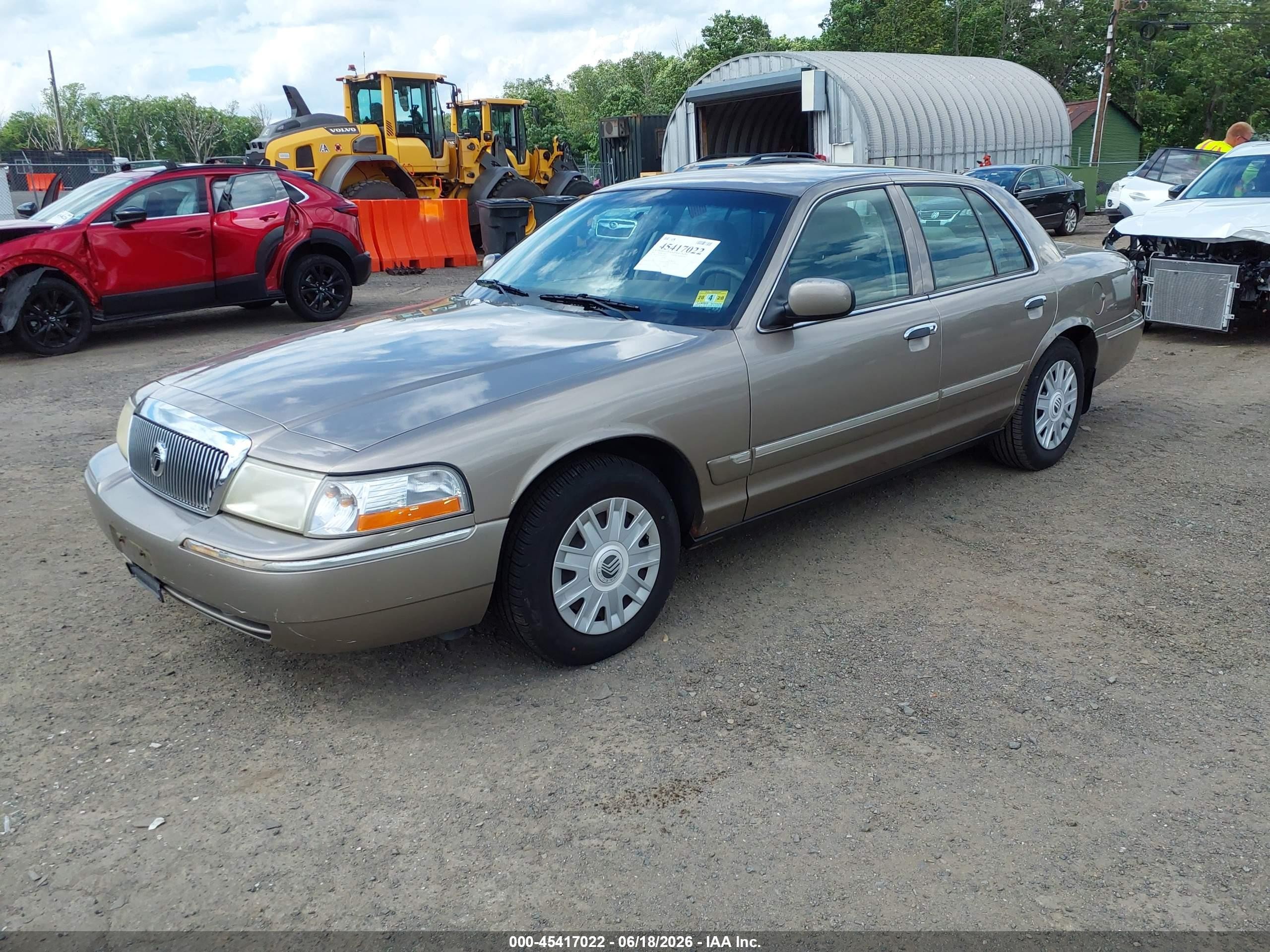 2004 Mercury Grand Marquis Gs Gold vin: 2MEFM74W54X665438