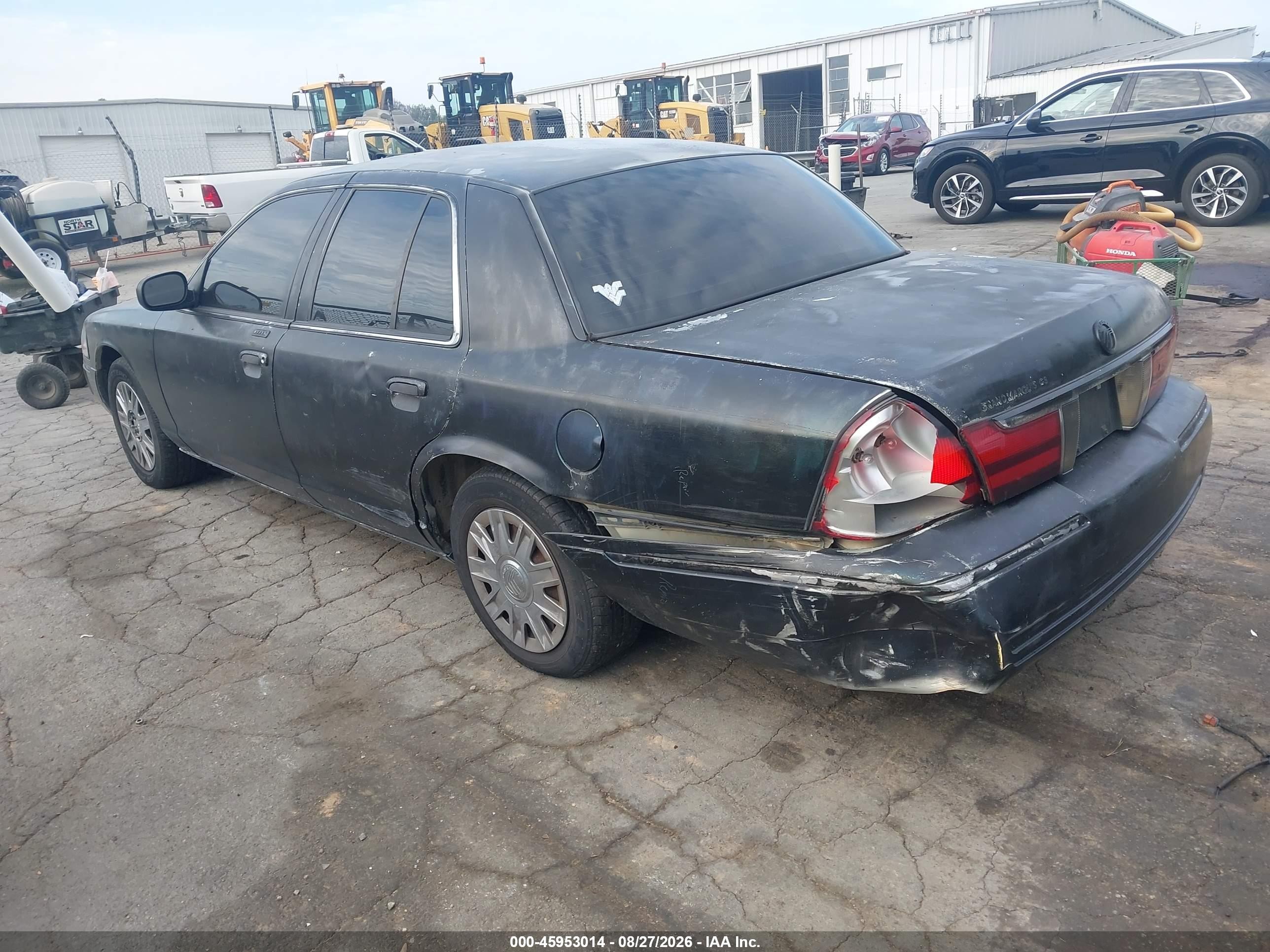 2005 Mercury Grand Marquis Gs Black vin: 2MEFM74W55X606651