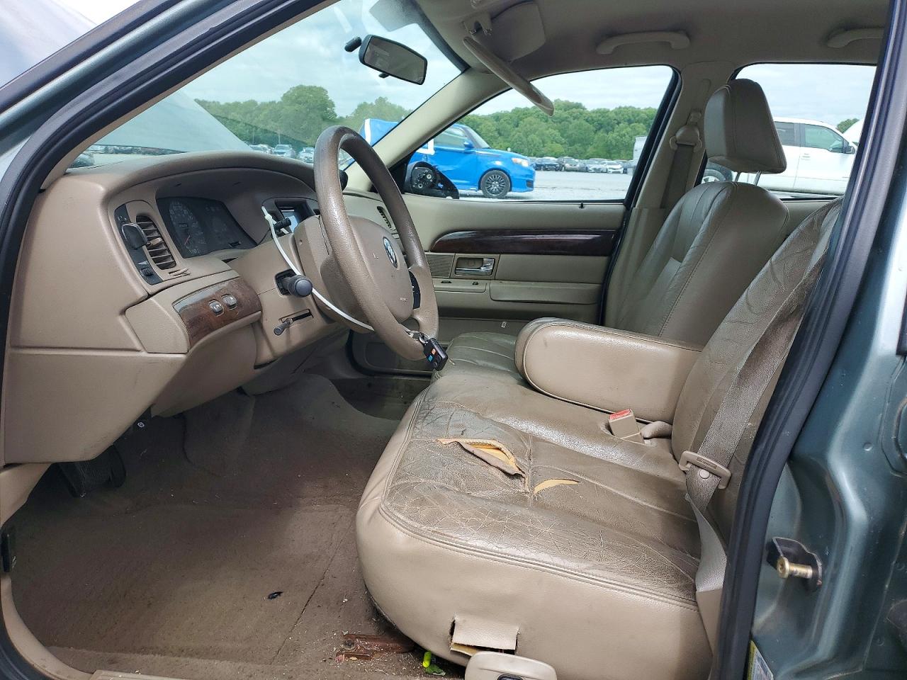 2005 Mercury Grand Marquis Gs Зеленый vin: 2MEFM74W55X614734