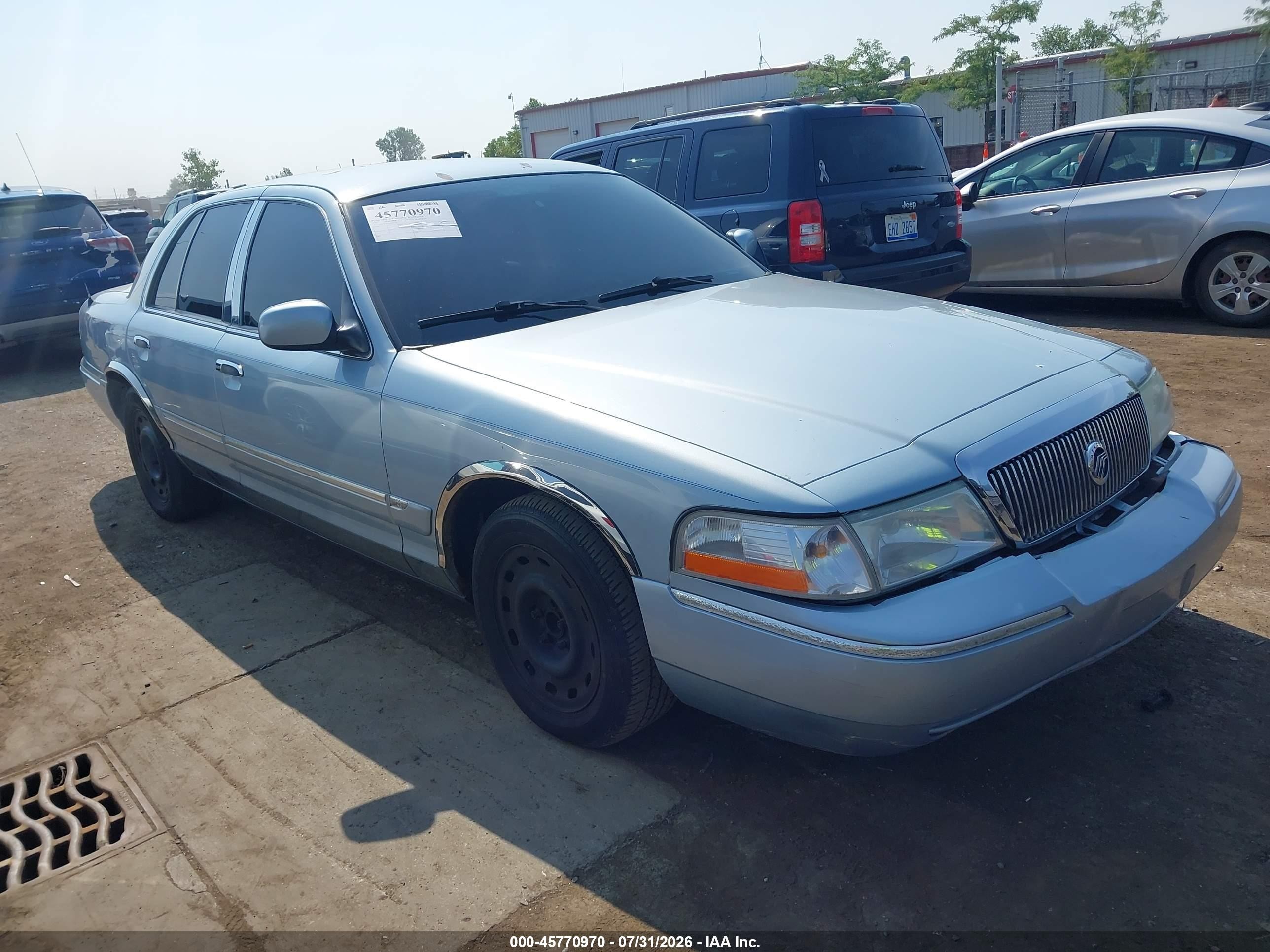 2005 Mercury Grand Marquis Gs Синий vin: 2MEFM74W55X625748