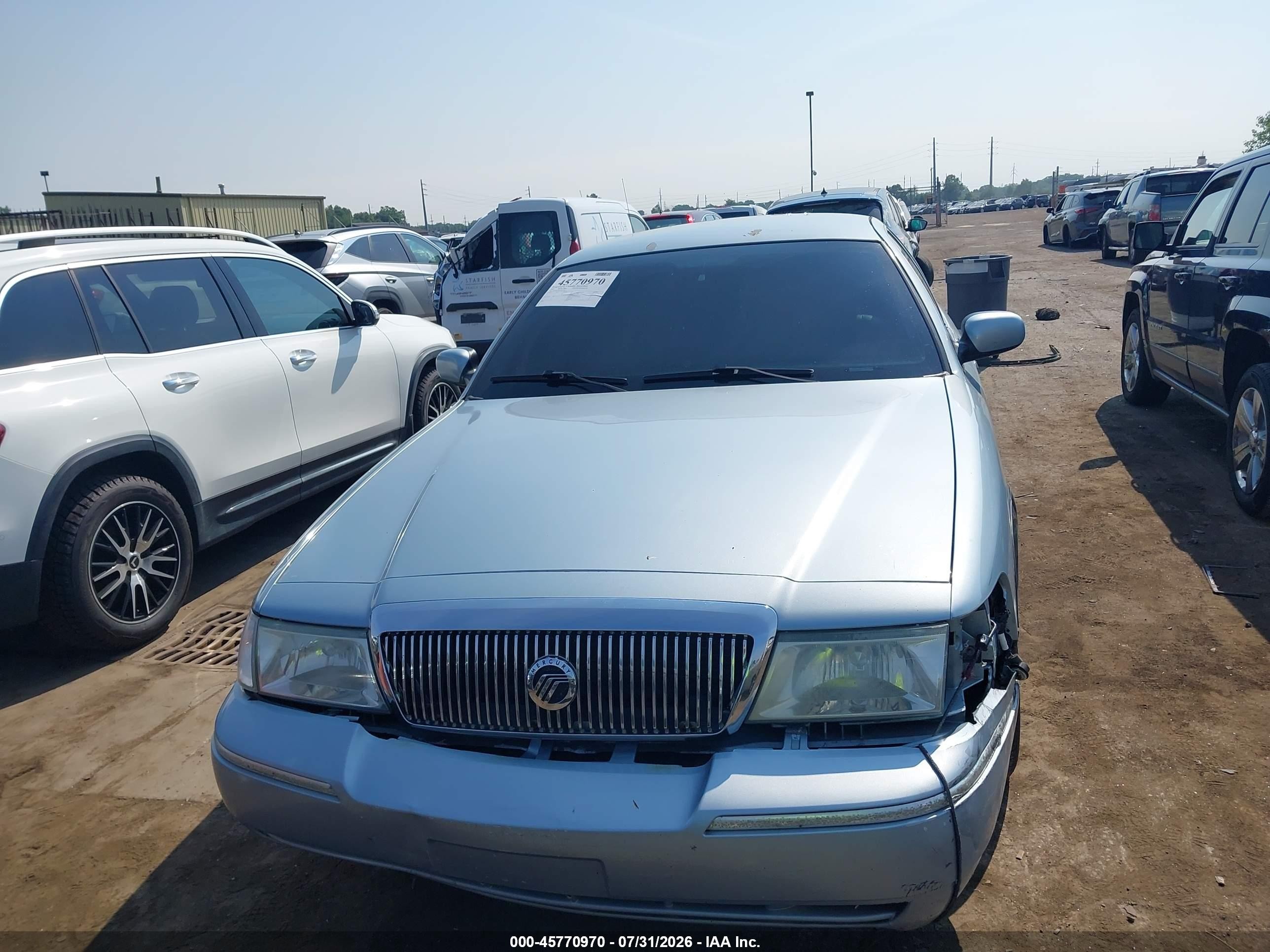 2005 Mercury Grand Marquis Gs Blue vin: 2MEFM74W55X625748