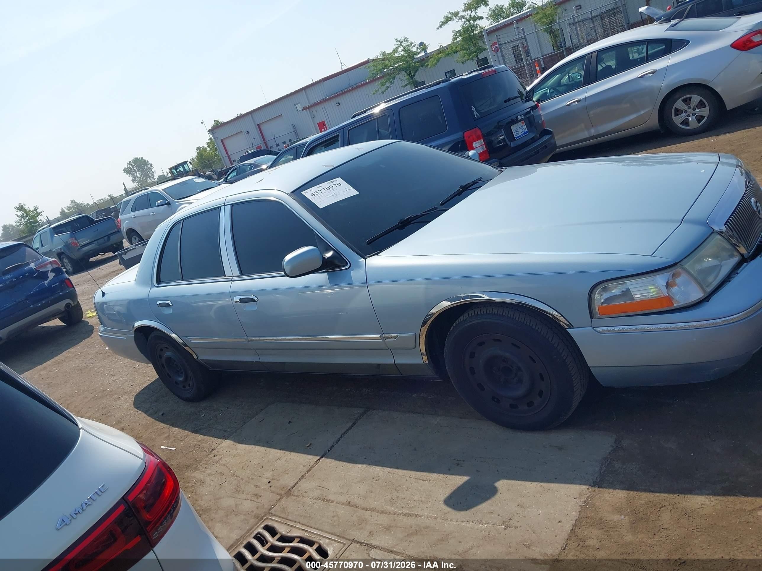 2005 Mercury Grand Marquis Gs Blue vin: 2MEFM74W55X625748