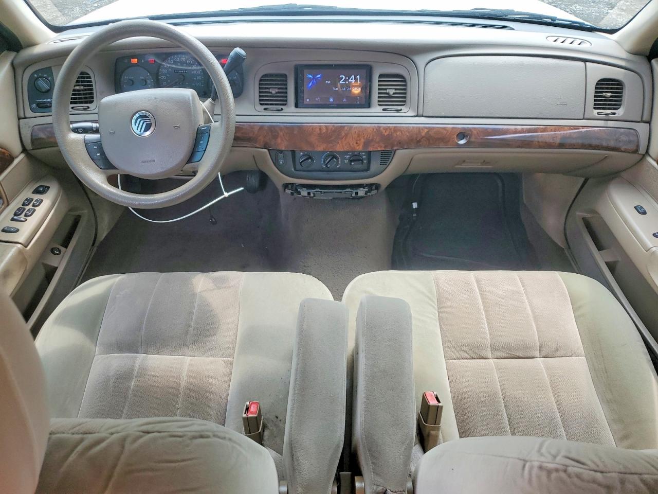 2005 Mercury Grand Marquis Gs White vin: 2MEFM74W55X630030