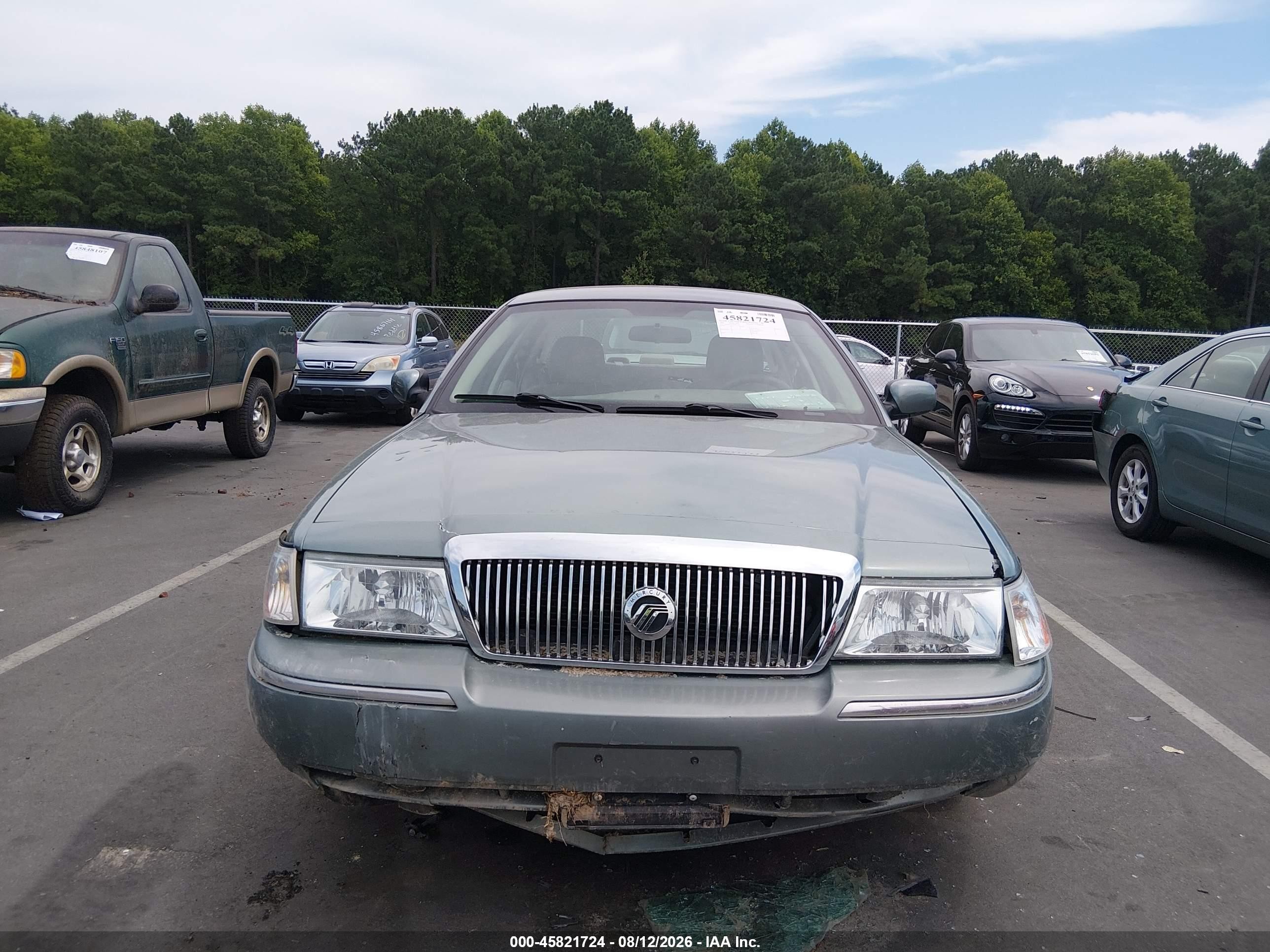 2005 Mercury Grand Marquis Gs Green vin: 2MEFM74W55X671354