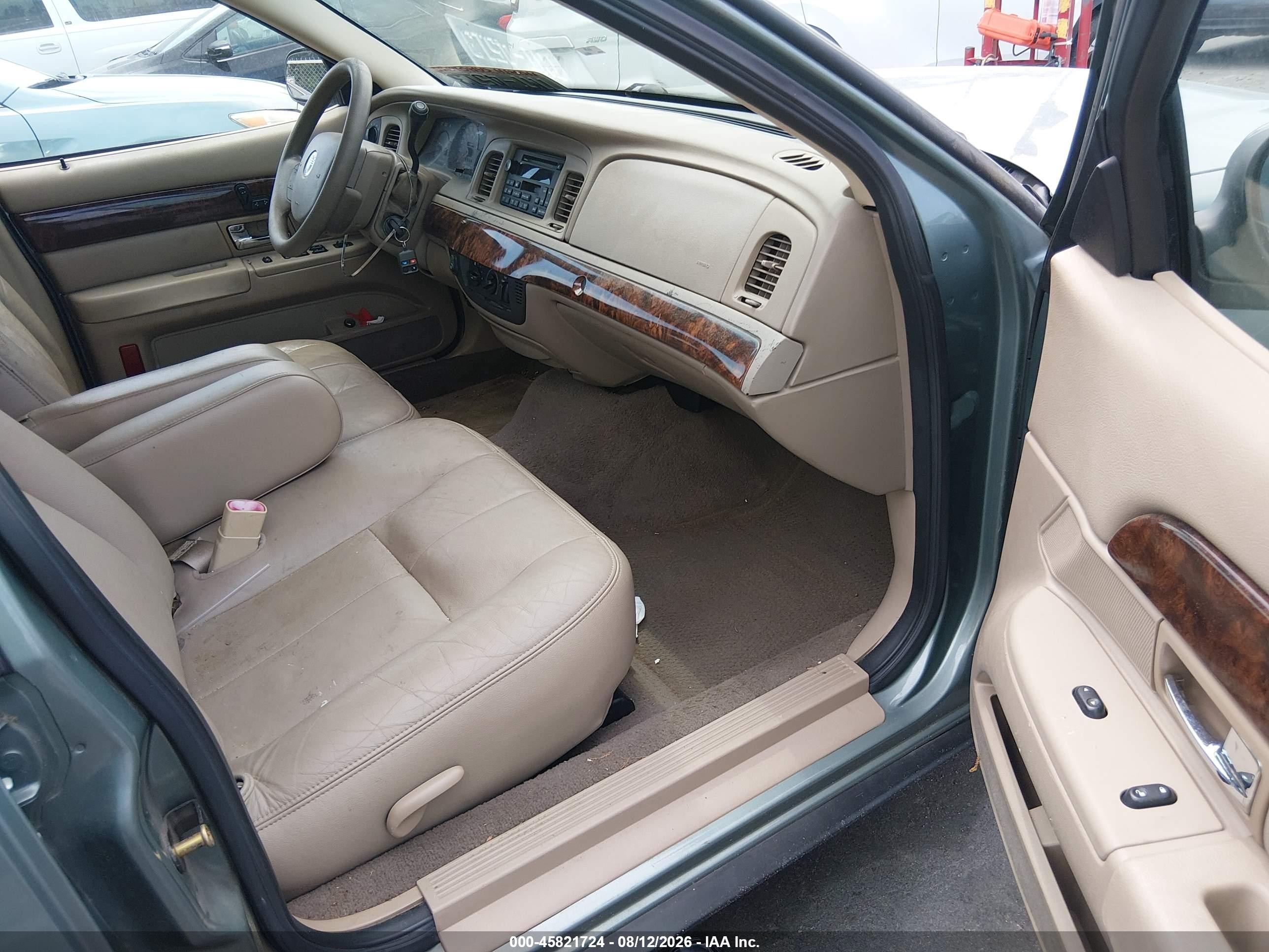 2005 Mercury Grand Marquis Gs Green vin: 2MEFM74W55X671354