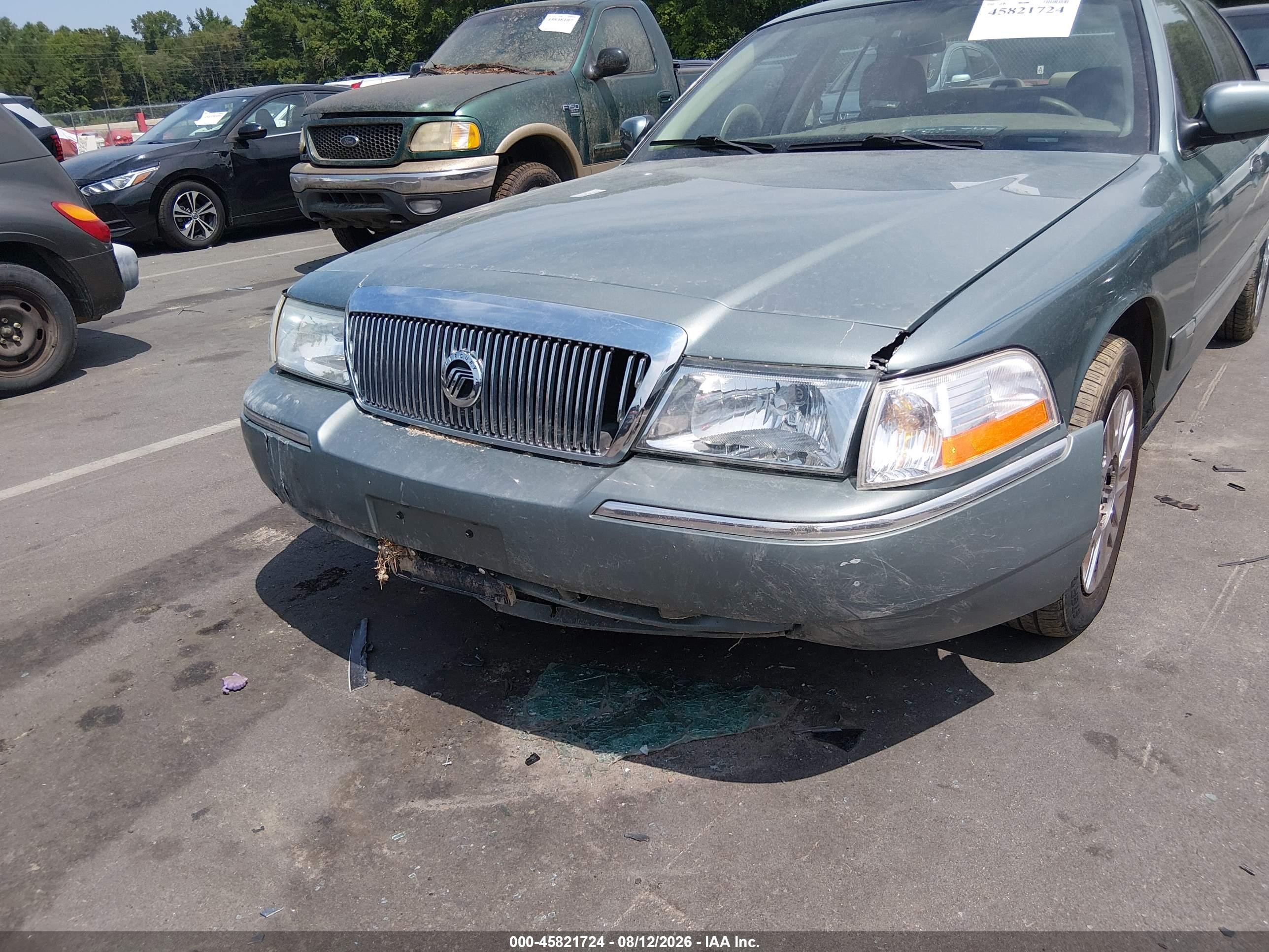 2005 Mercury Grand Marquis Gs Green vin: 2MEFM74W55X671354