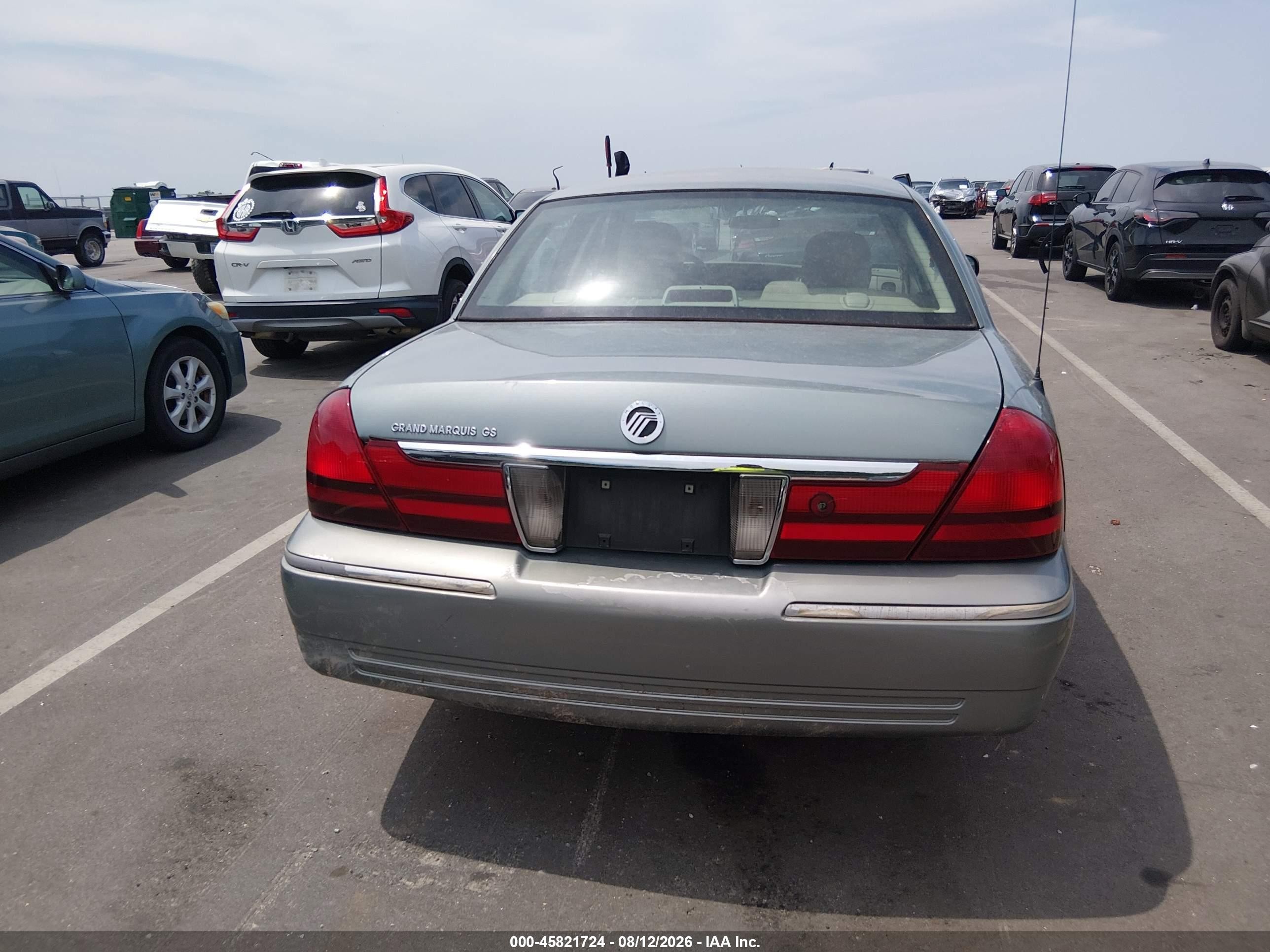 2005 Mercury Grand Marquis Gs Green vin: 2MEFM74W55X671354