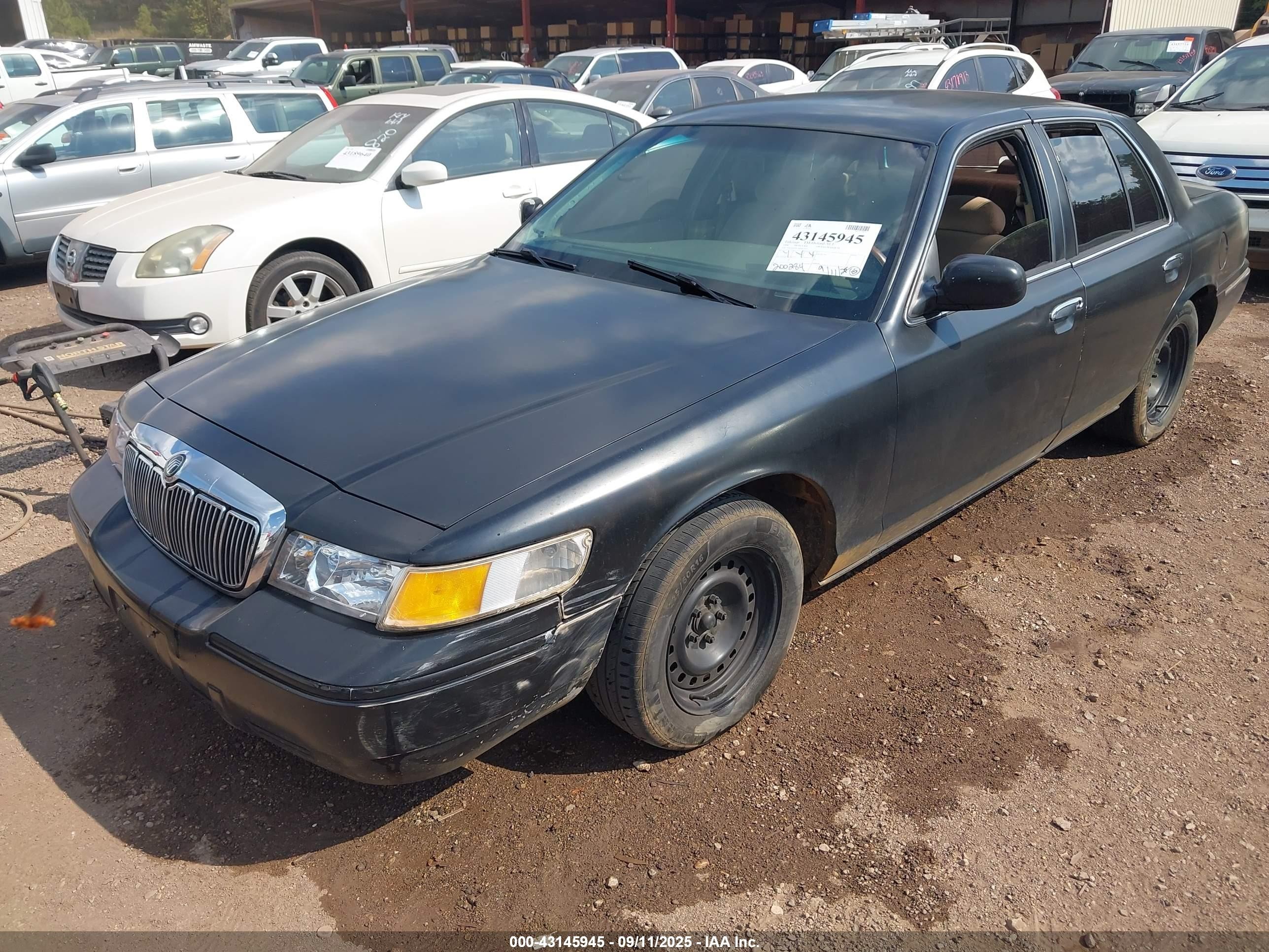 1998 Mercury Grand Marquis   Черный vin: 2MEFM74W5WX607915