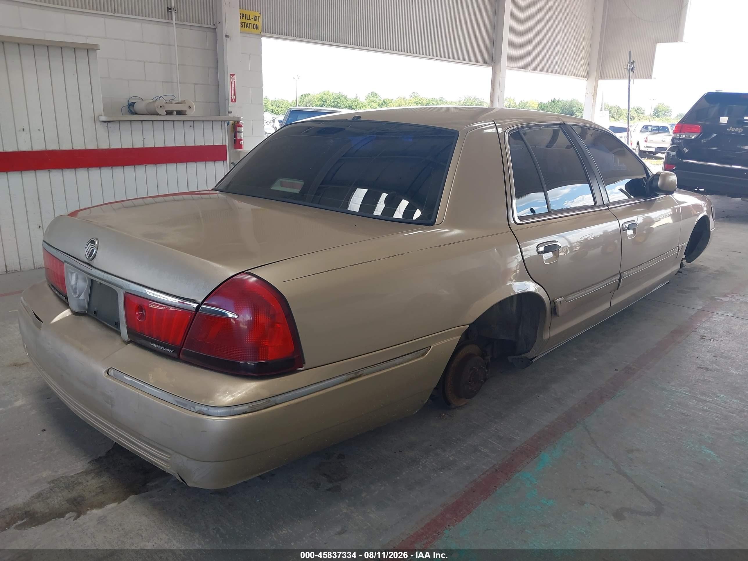 2000 Mercury Grand Marquis Gs Beige vin: 2MEFM74W5YX644966