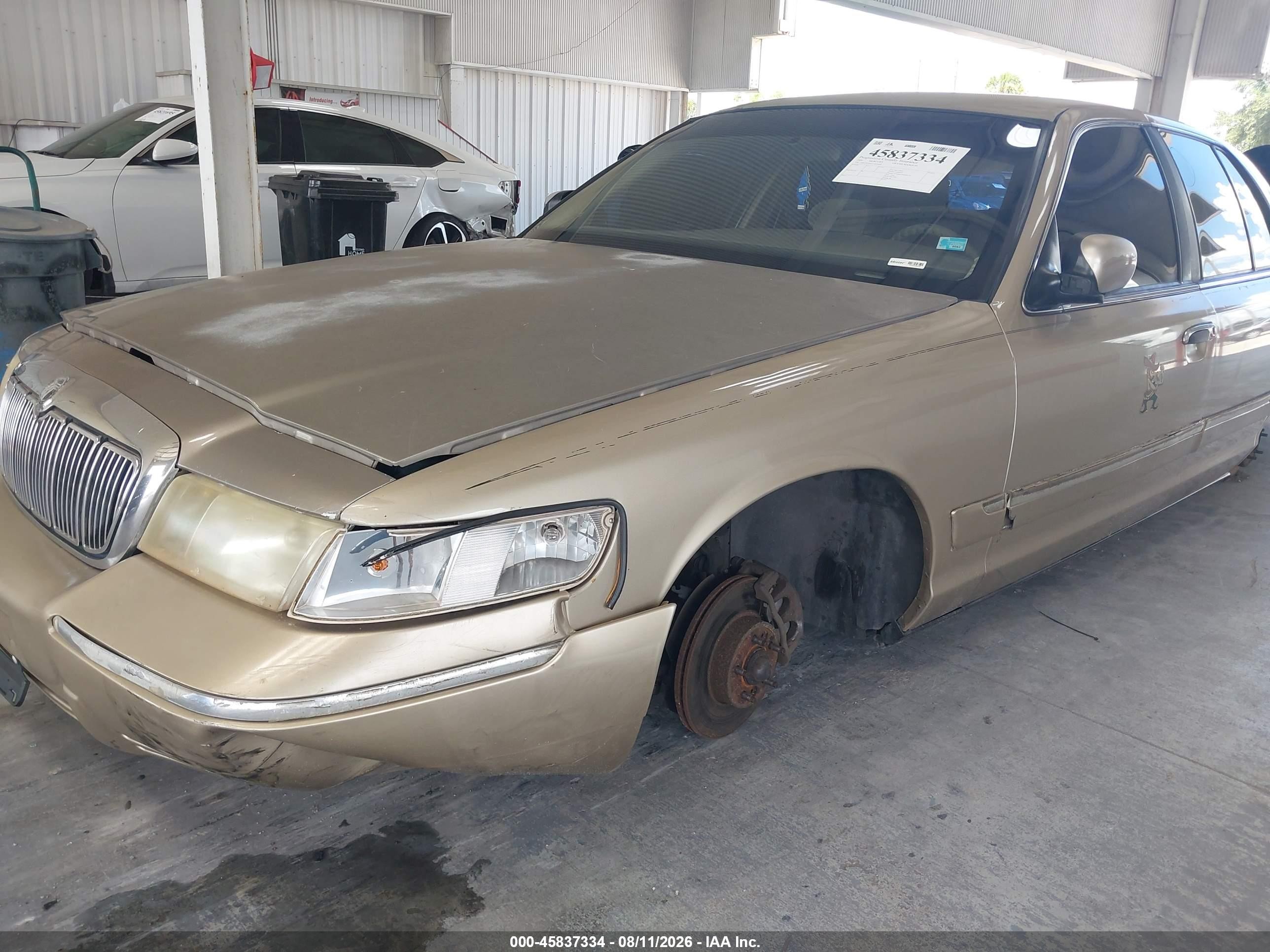 2000 Mercury Grand Marquis Gs Beige vin: 2MEFM74W5YX644966