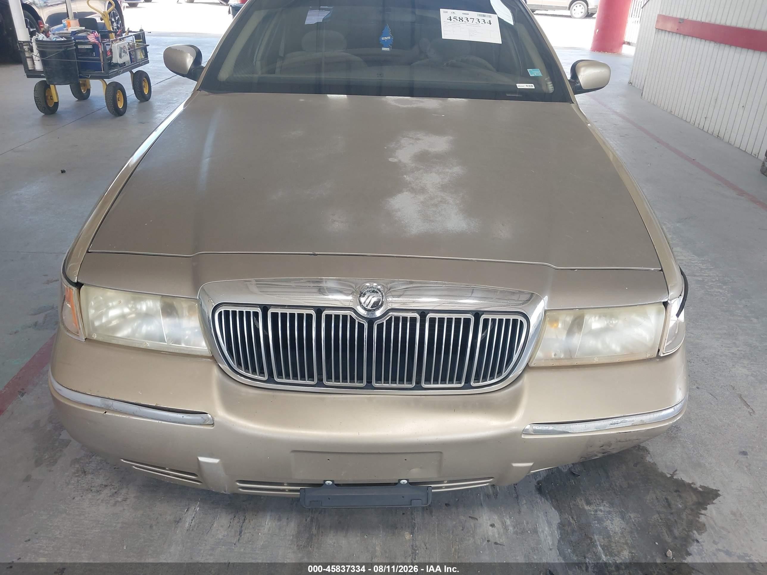 2000 Mercury Grand Marquis Gs Beige vin: 2MEFM74W5YX644966