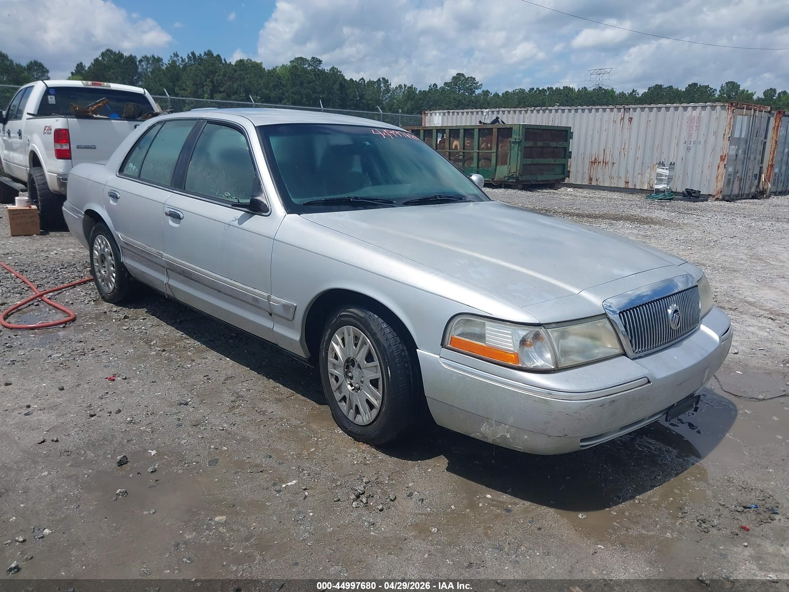 2003 Mercury Grand Marquis Gs Gray vin: 2MEFM74W63X650414