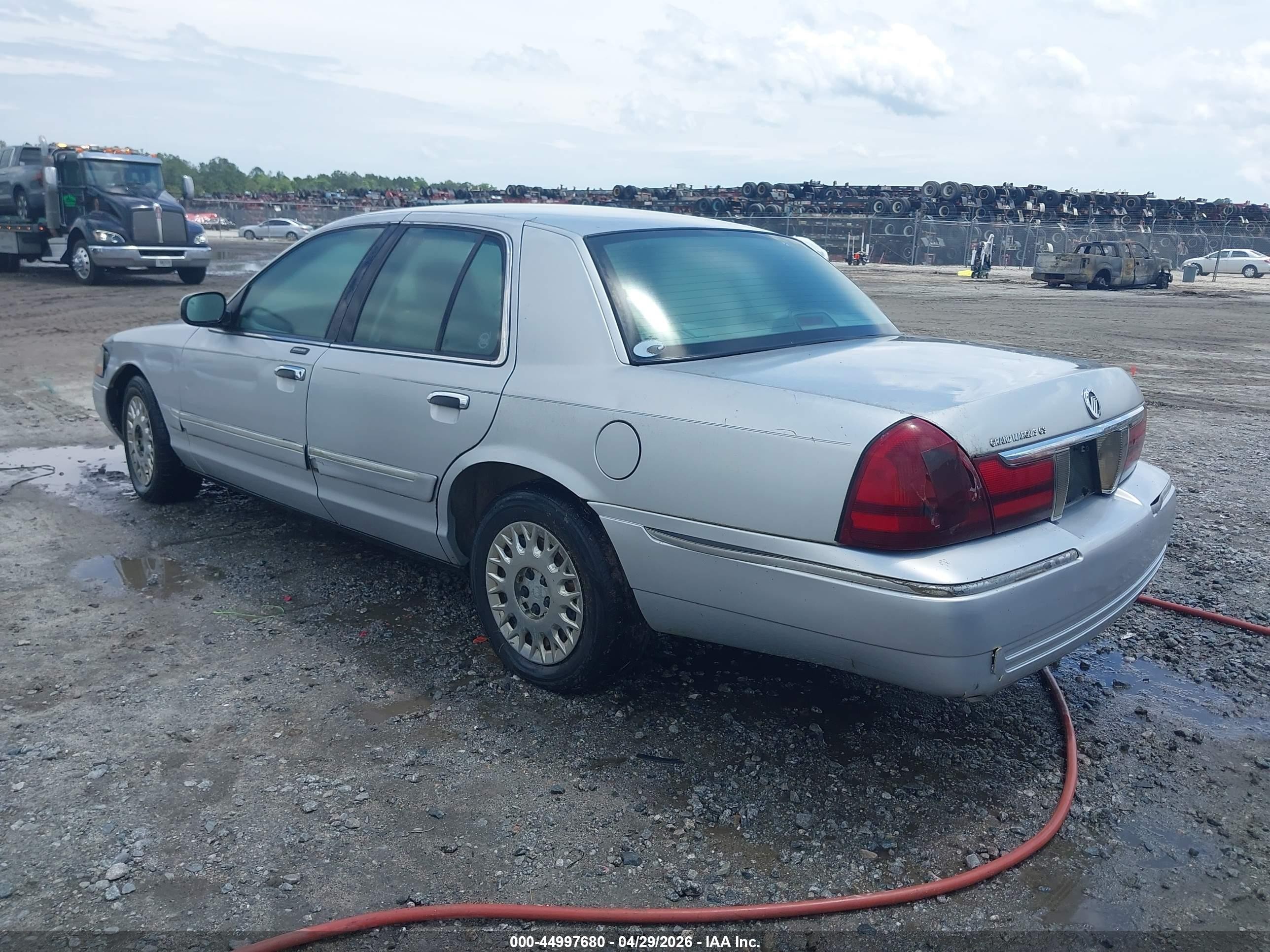 2003 Mercury Grand Marquis Gs Gray vin: 2MEFM74W63X650414