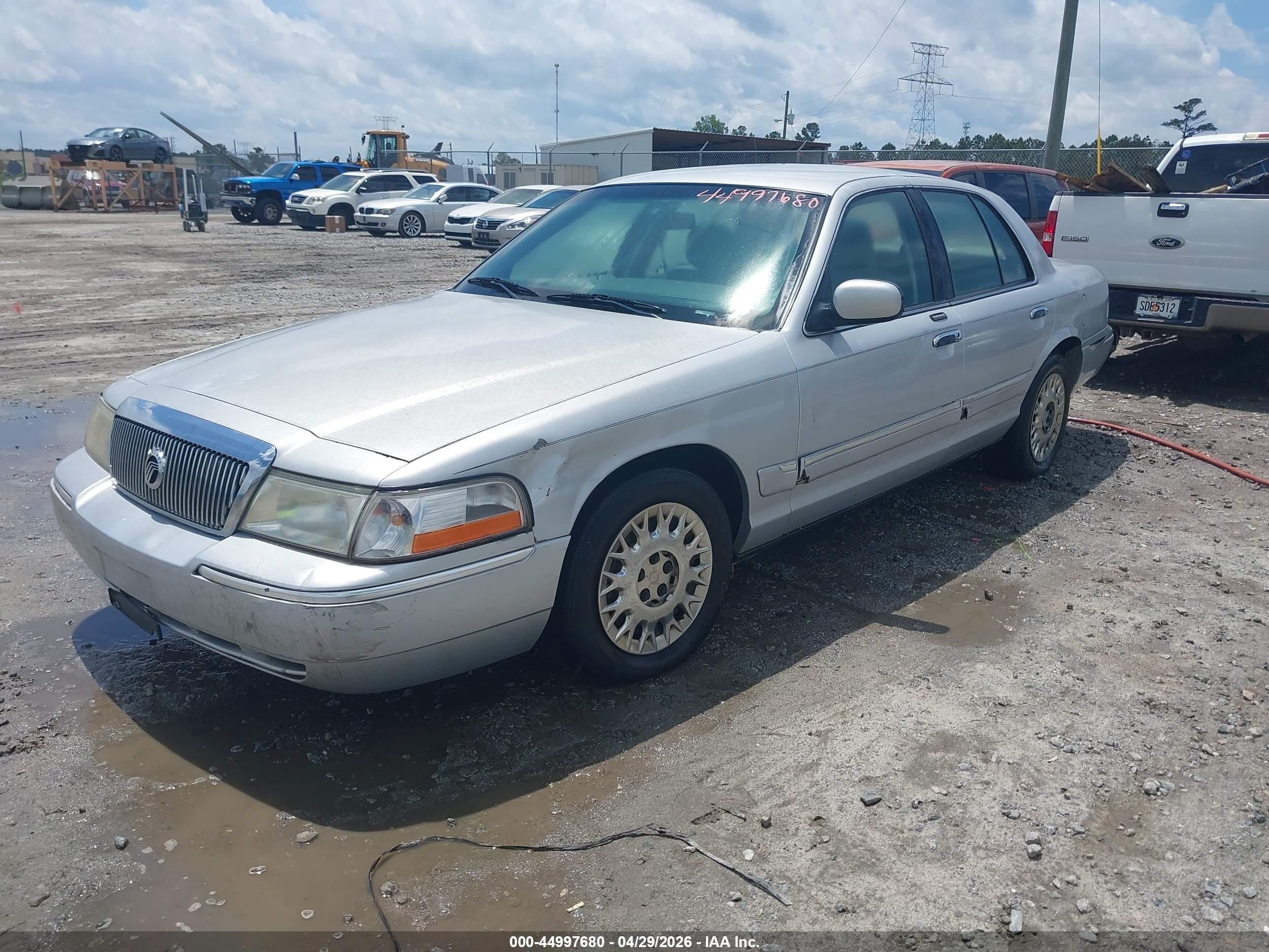 2003 Mercury Grand Marquis Gs Gray vin: 2MEFM74W63X650414