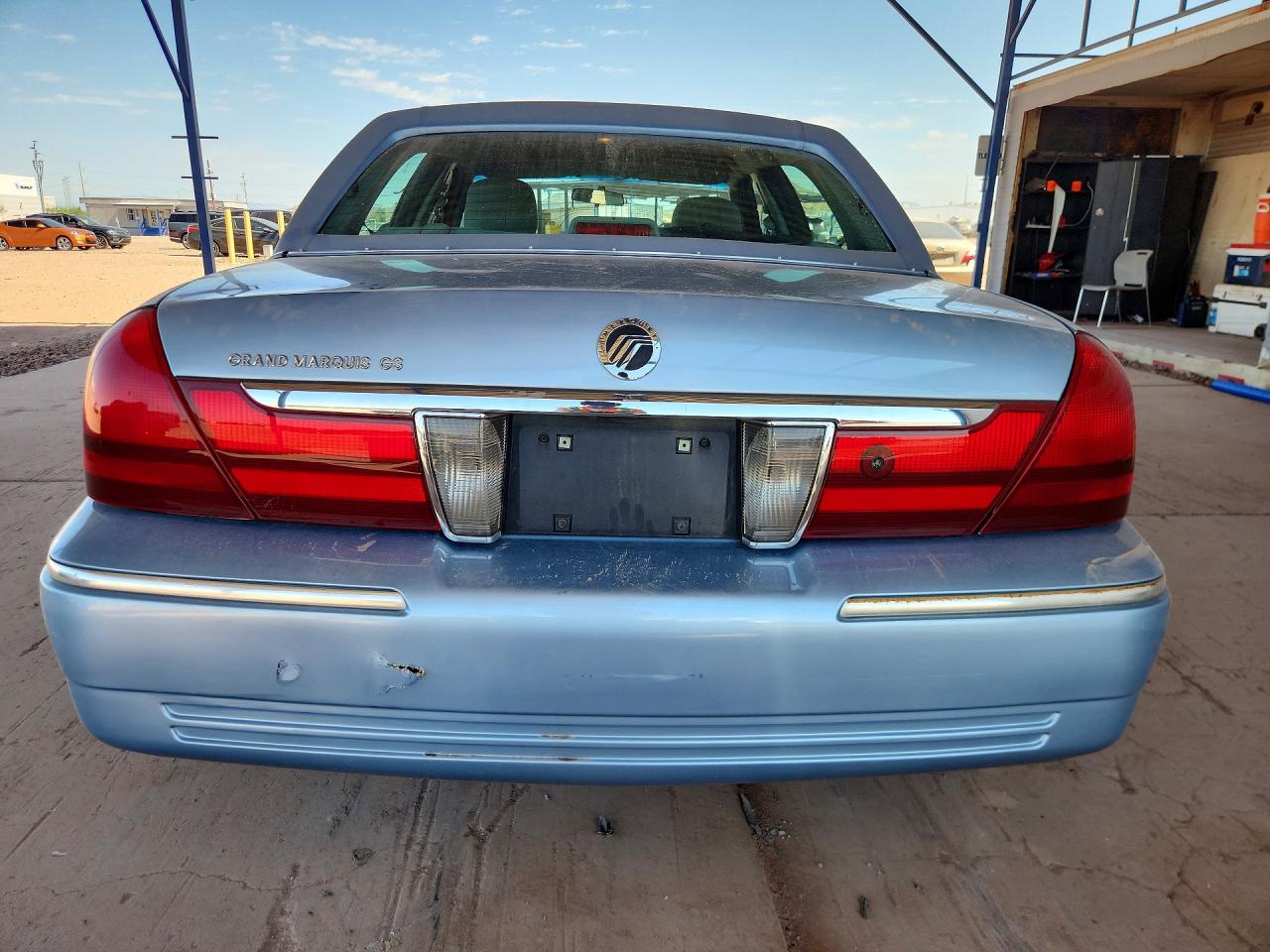 2004 Mercury Grand Marquis Gs Blue vin: 2MEFM74W64X679834