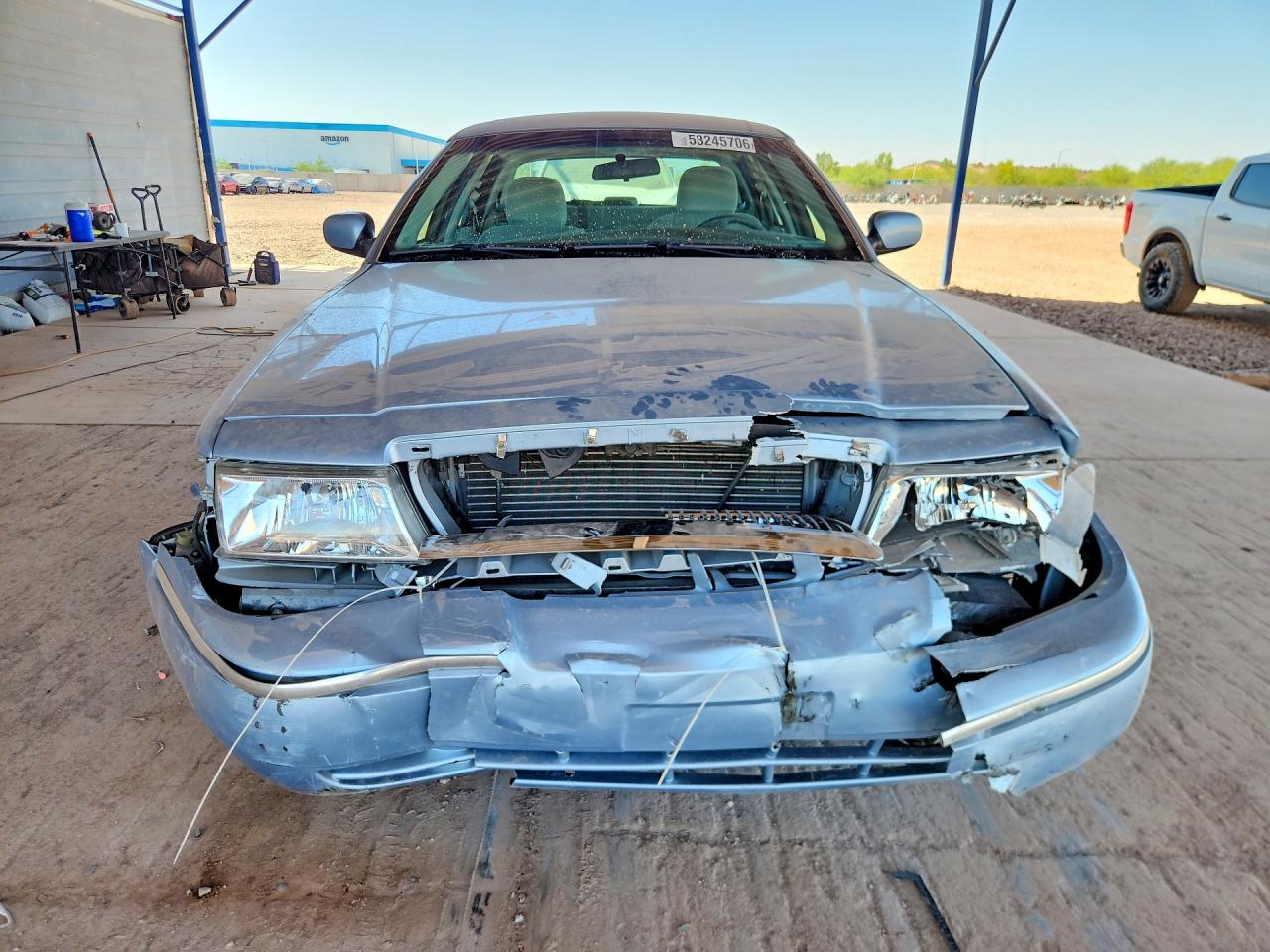 2004 Mercury Grand Marquis Gs Blue vin: 2MEFM74W64X679834