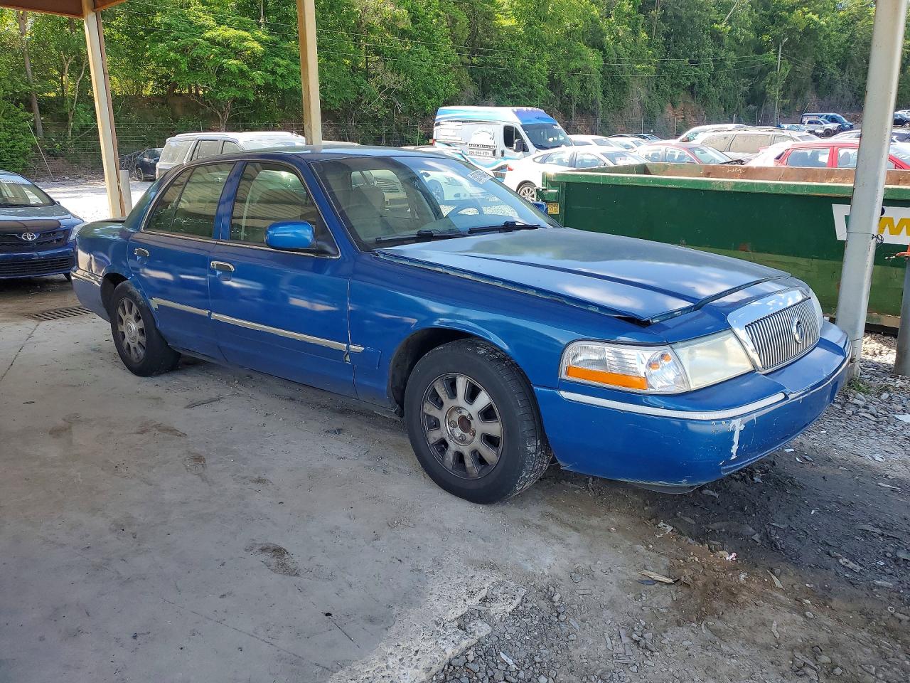 2005 Mercury Grand Marquis Gs Blue vin: 2MEFM74W65X608277
