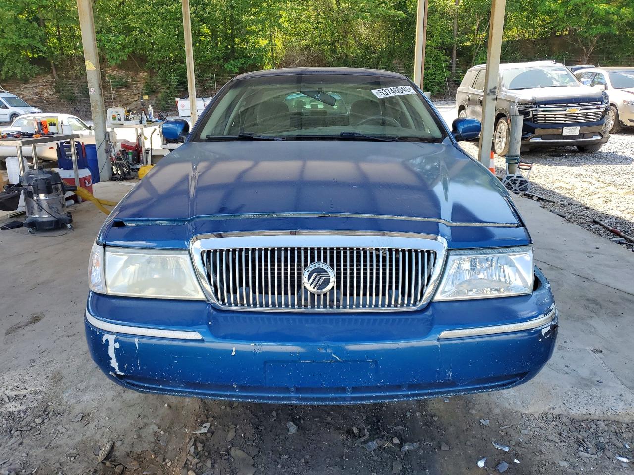 2005 Mercury Grand Marquis Gs Blue vin: 2MEFM74W65X608277