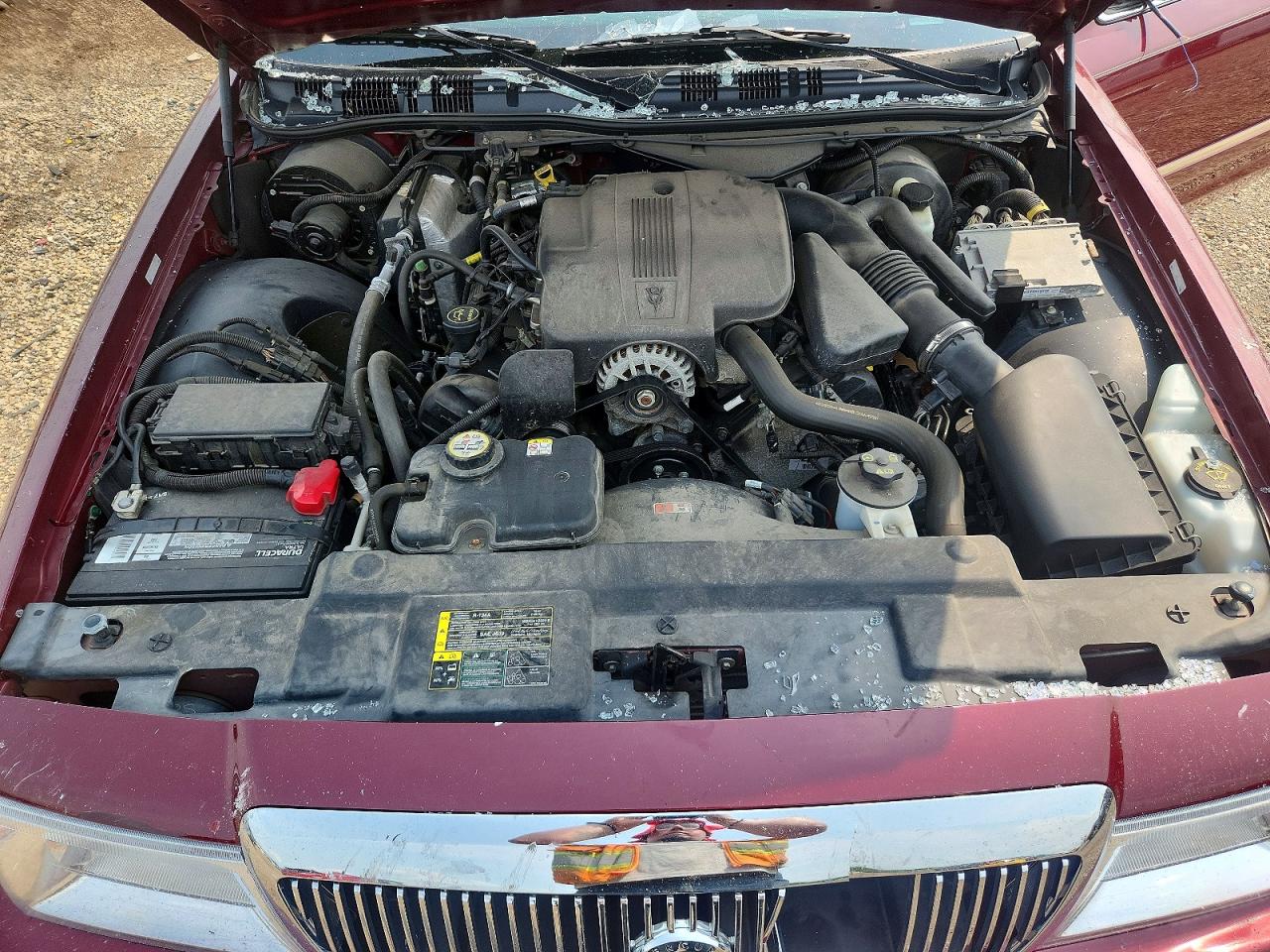 2005 Mercury Grand Marquis Gs Бордовый vin: 2MEFM74W65X634328