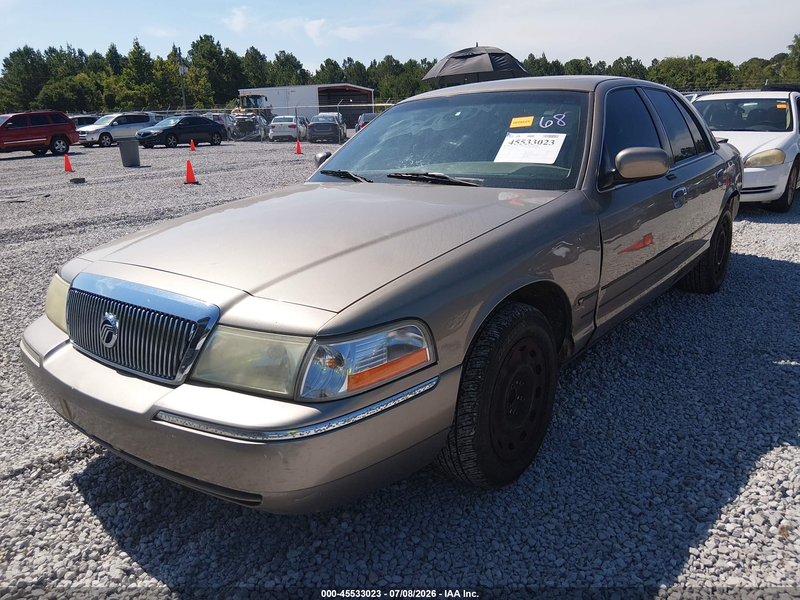 2005 Mercury Grand Marquis Gs Gold vin: 2MEFM74W65X641361