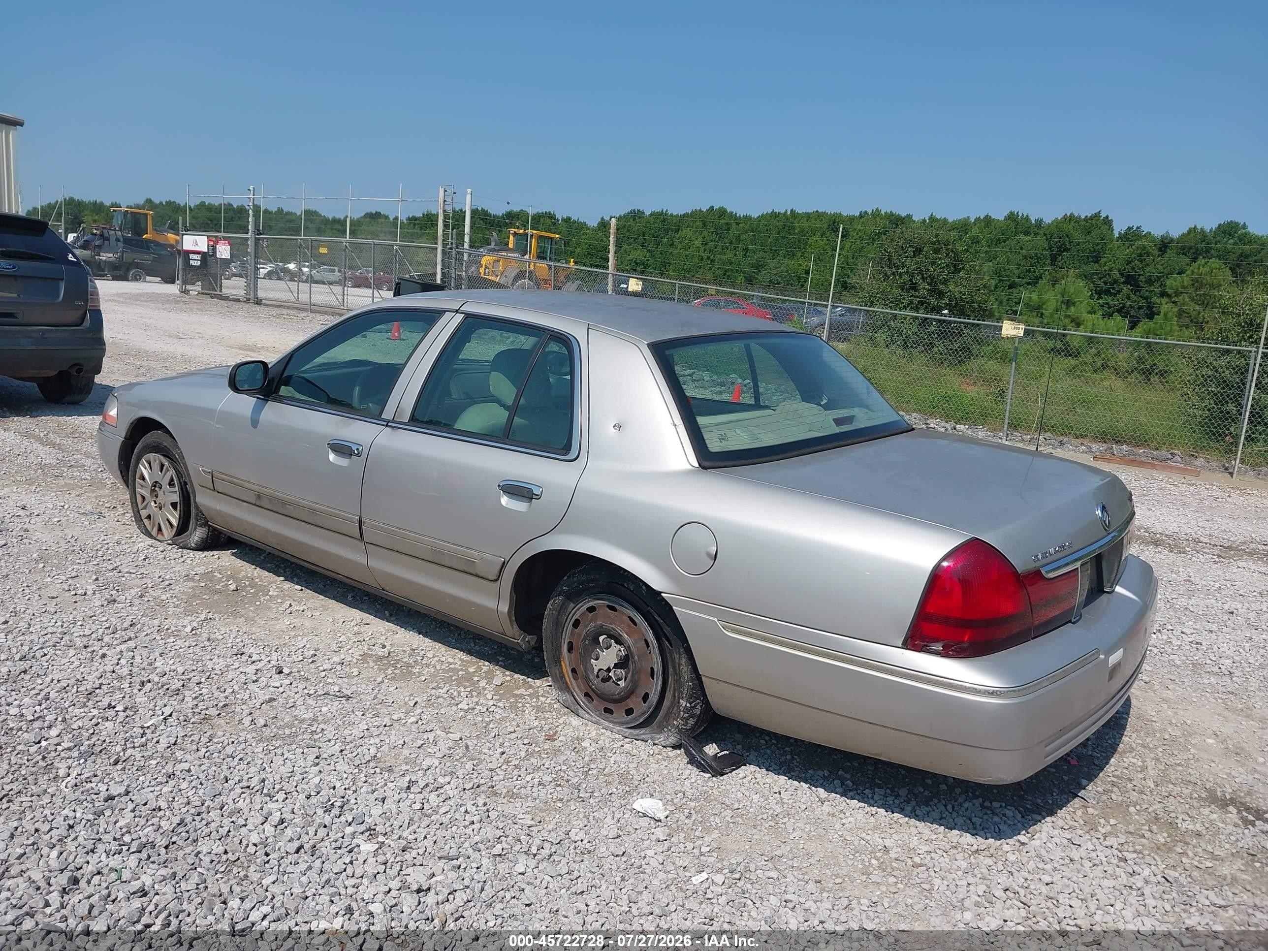 2005 Mercury Grand Marquis Gs Silver vin: 2MEFM74W65X673887