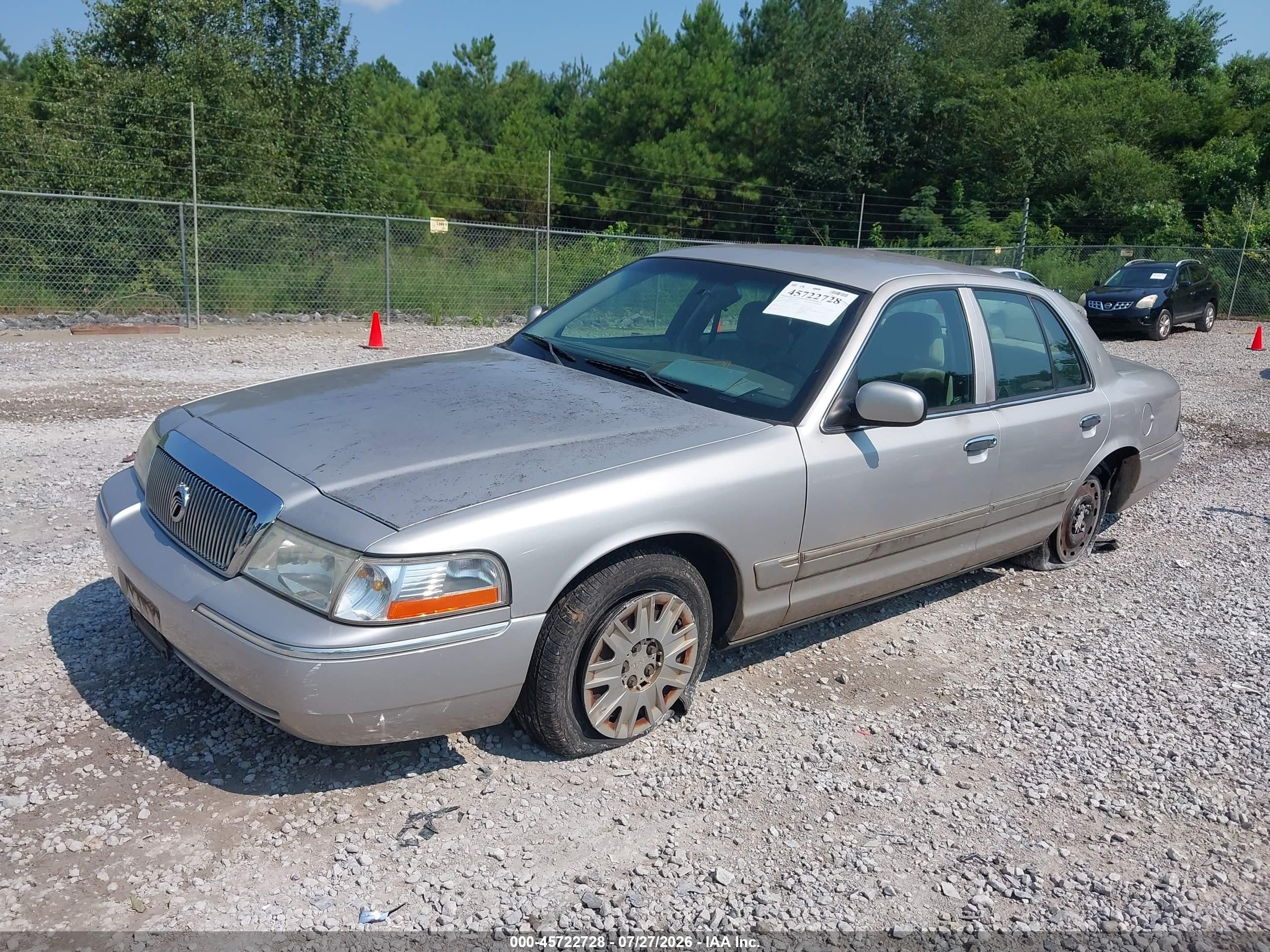 2005 Mercury Grand Marquis Gs Silver vin: 2MEFM74W65X673887