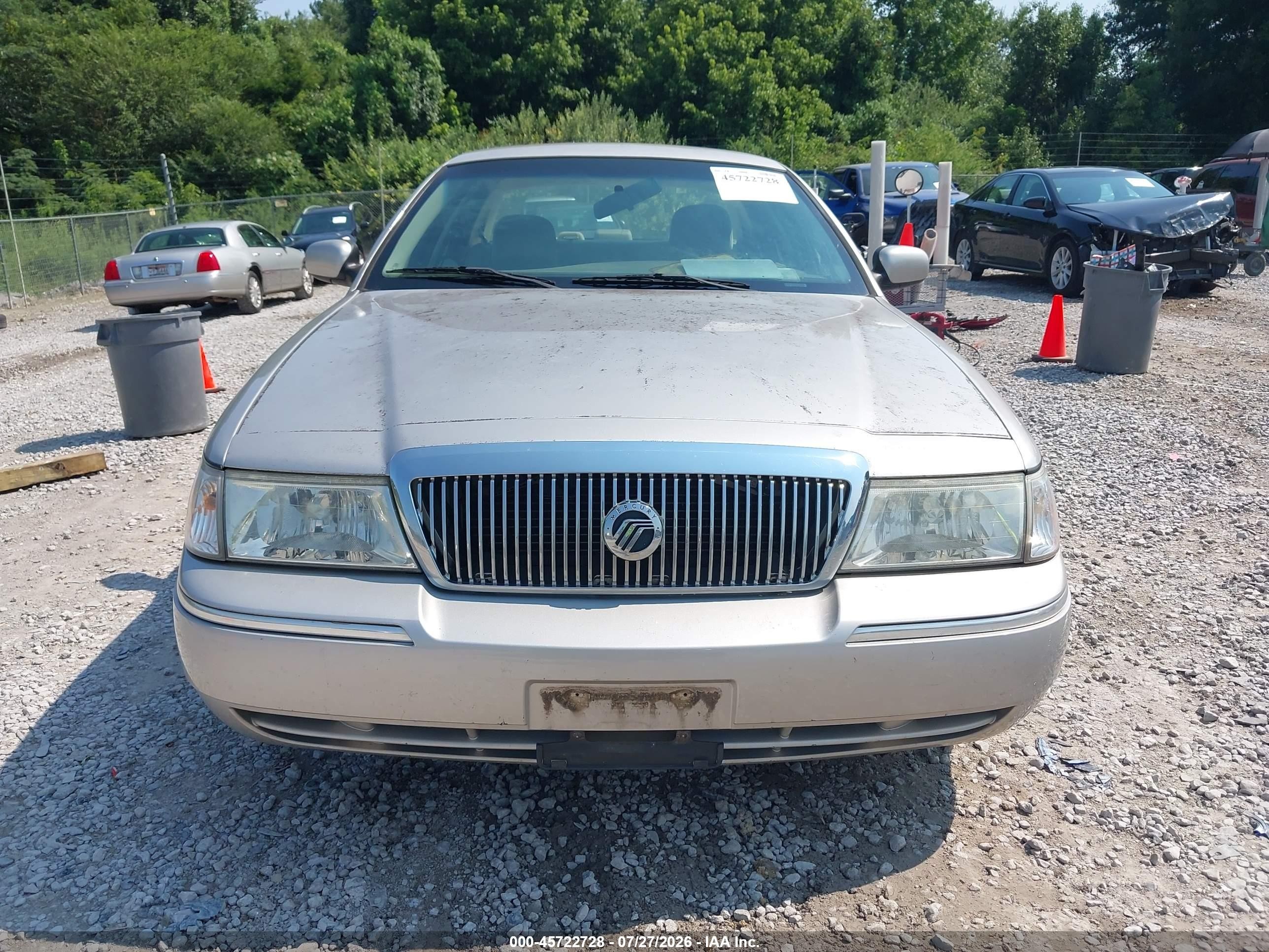 2005 Mercury Grand Marquis Gs Silver vin: 2MEFM74W65X673887