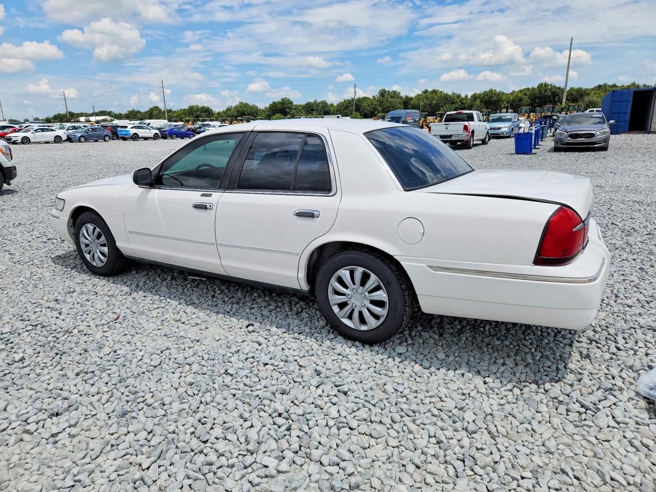 1999 Mercury Grand Marquis Gs White vin: 2MEFM74W6XX666649
