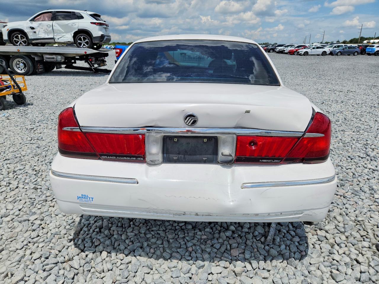 1999 Mercury Grand Marquis Gs White vin: 2MEFM74W6XX666649