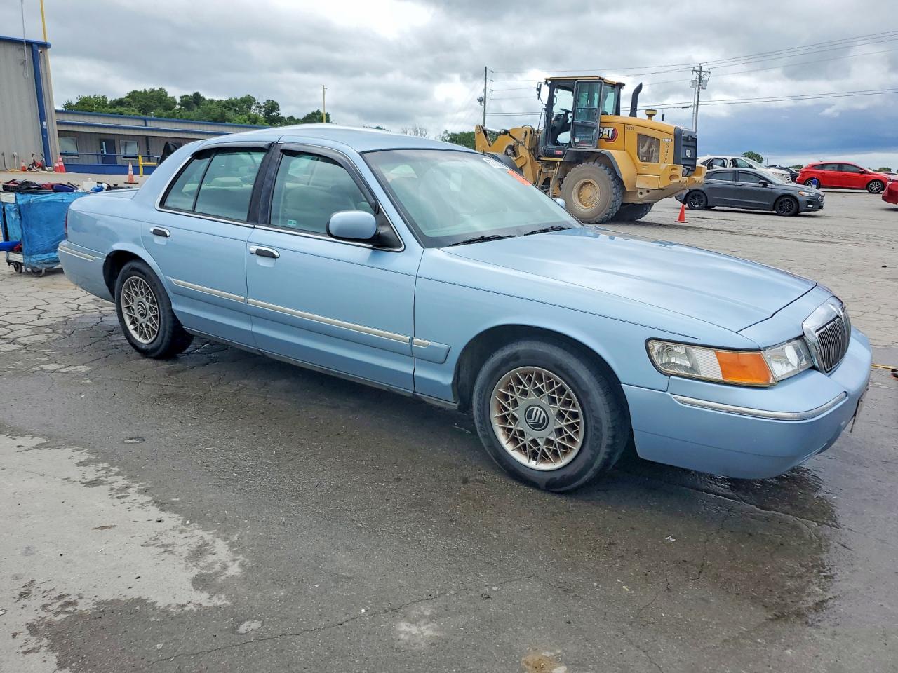 2001 Mercury Grand Marquis Gs Blue vin: 2MEFM74W71X601719