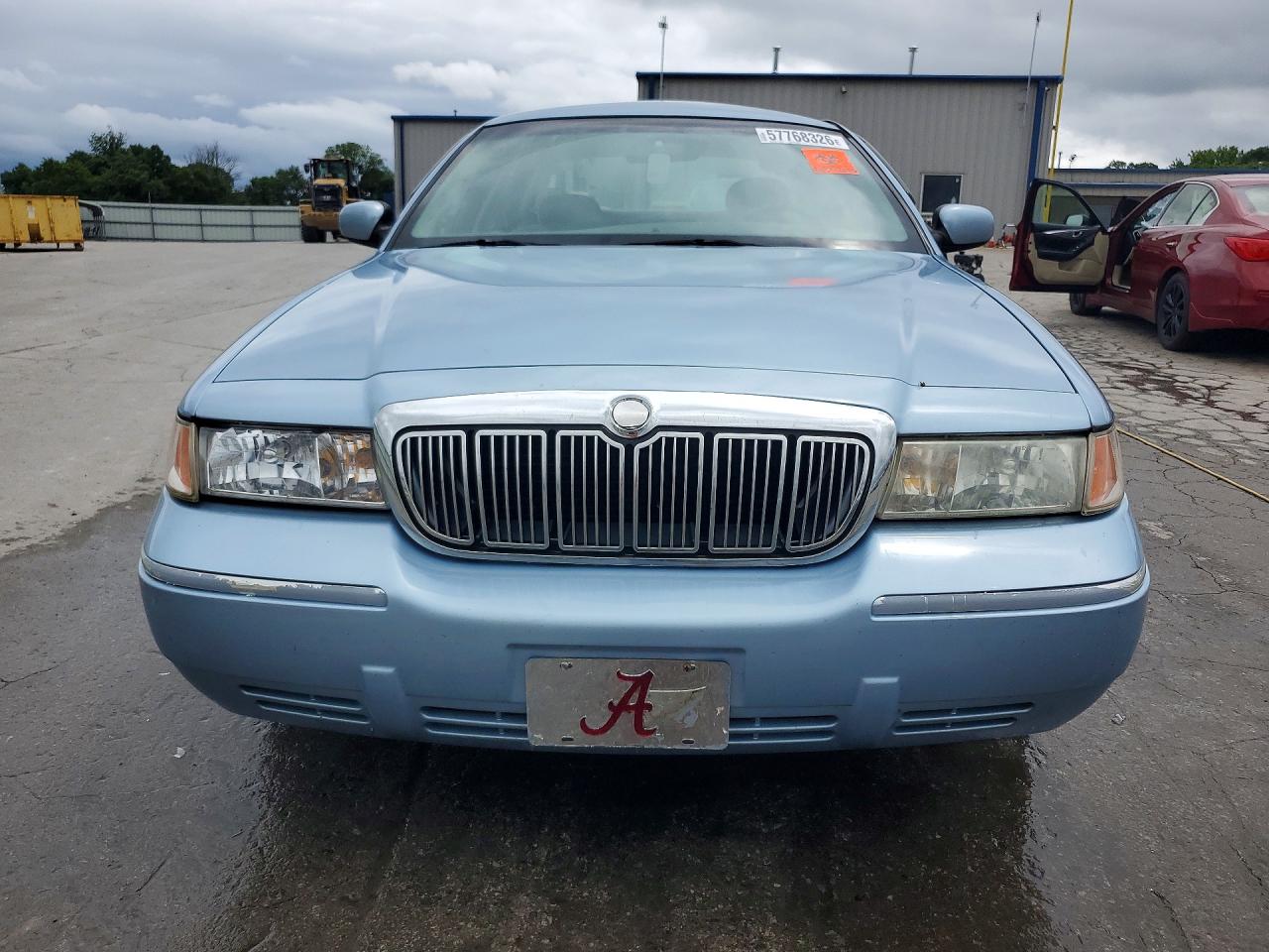 2001 Mercury Grand Marquis Gs Blue vin: 2MEFM74W71X601719