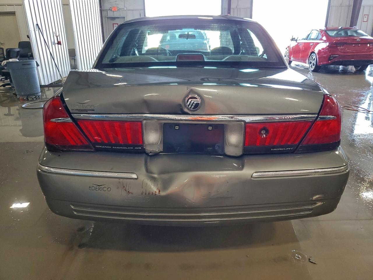 2002 Mercury Grand Marquis Gs Gray vin: 2MEFM74W72X655748